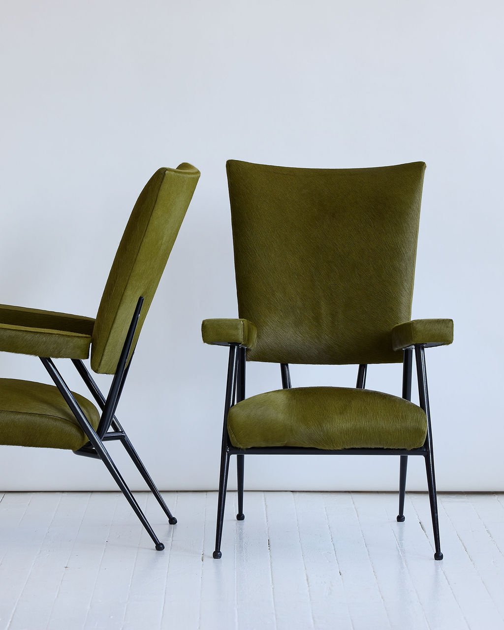 MID-CENTURY FRENCH LOUNGE CHAIRS