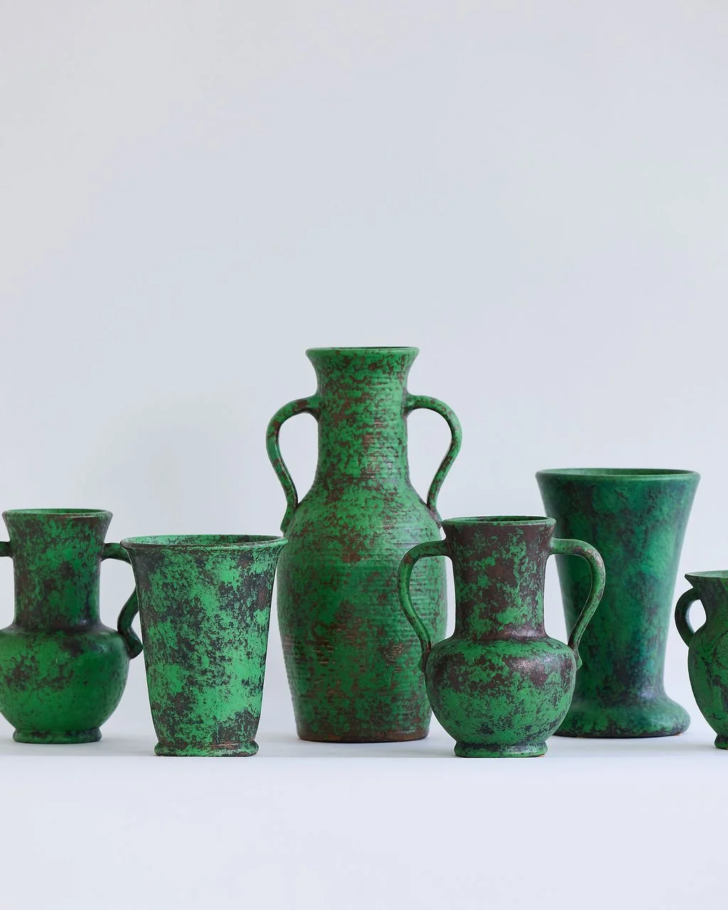 Weller, Coppertone Ceramic Pottery