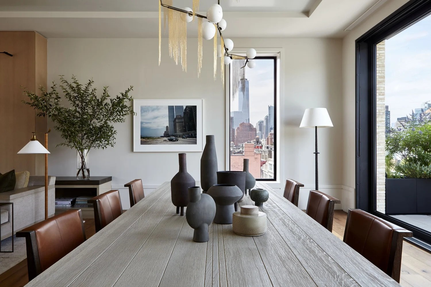 Photo inspiration: Visual Reference: Soho Penthouse Sculptural Furnishings Curated Art Full Scope