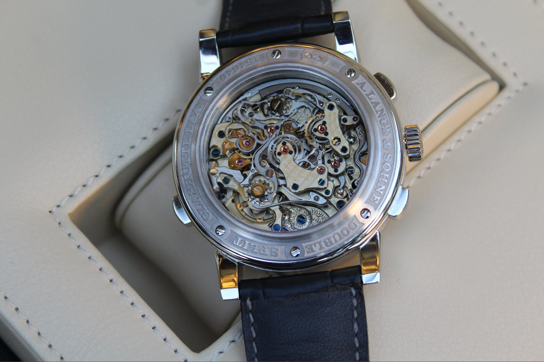 A.Lange & Söhne Double Split (Ref. 404.035) - Case Back