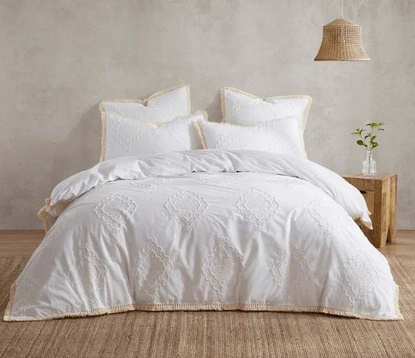 Professional bedding cleaning services for comforters, blankets, linens, and household fabrics