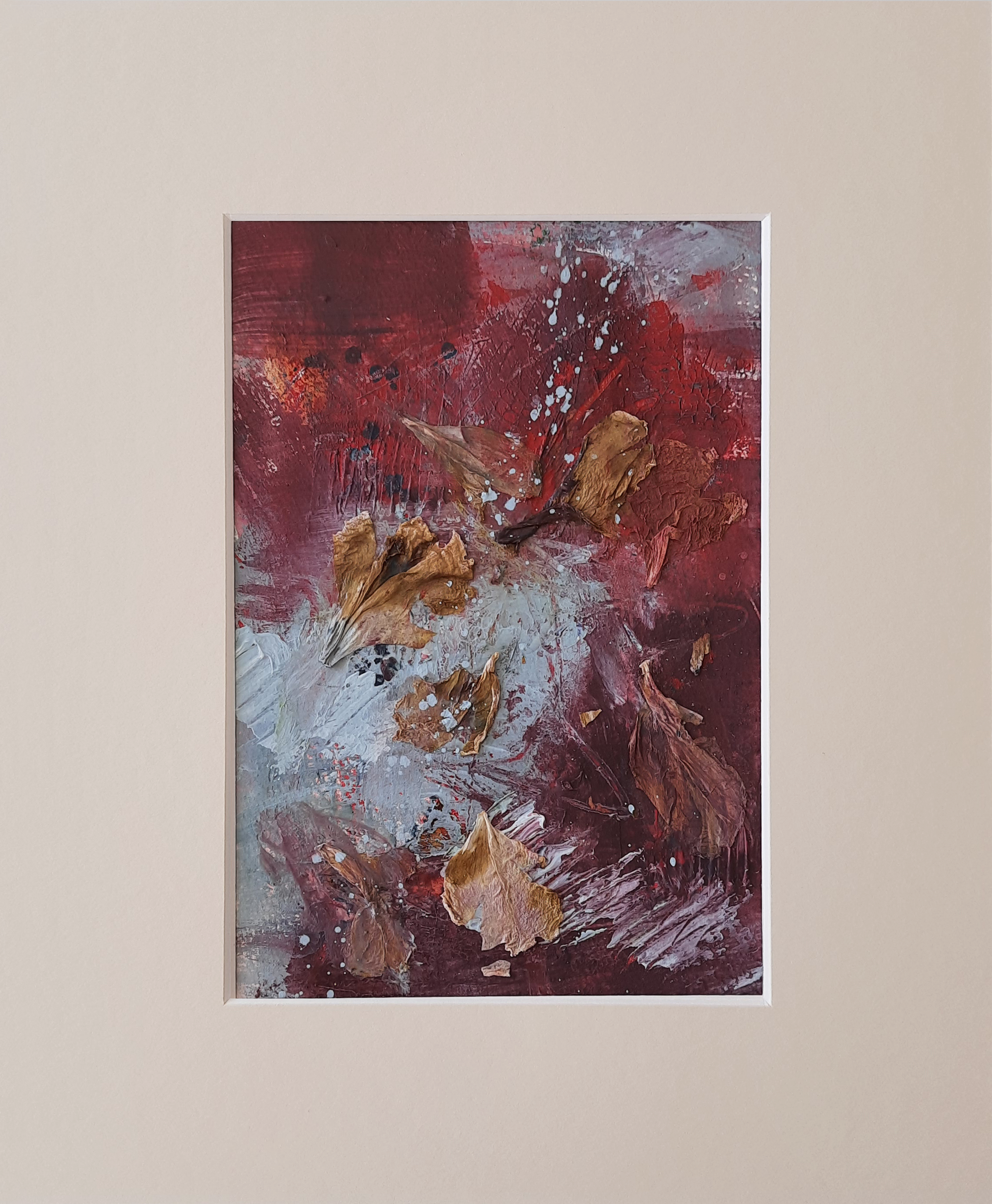   Spring I     acrylic on paper, 30.5 x 25.5 cm with mounting, 2023