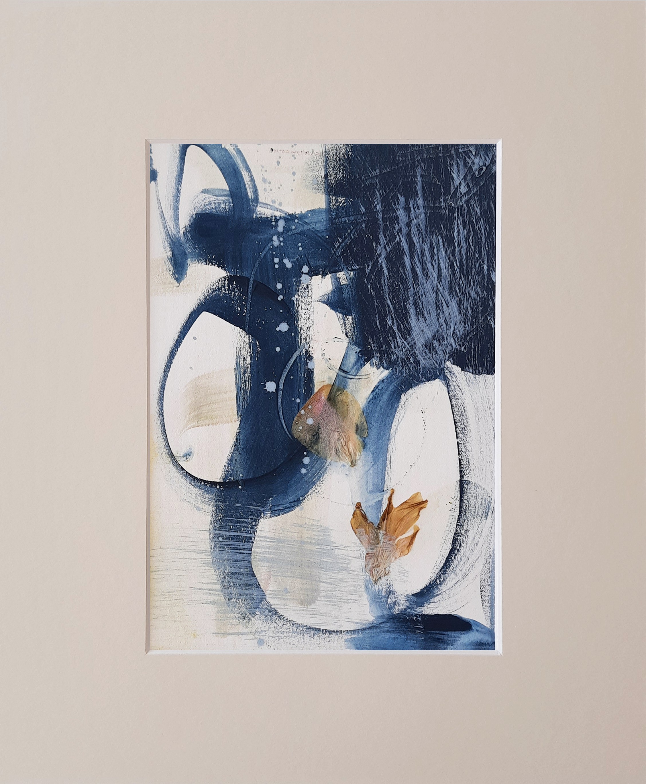  Winter    acrylic on paper, 30.5 x 25.5 cm with mounting, 2023