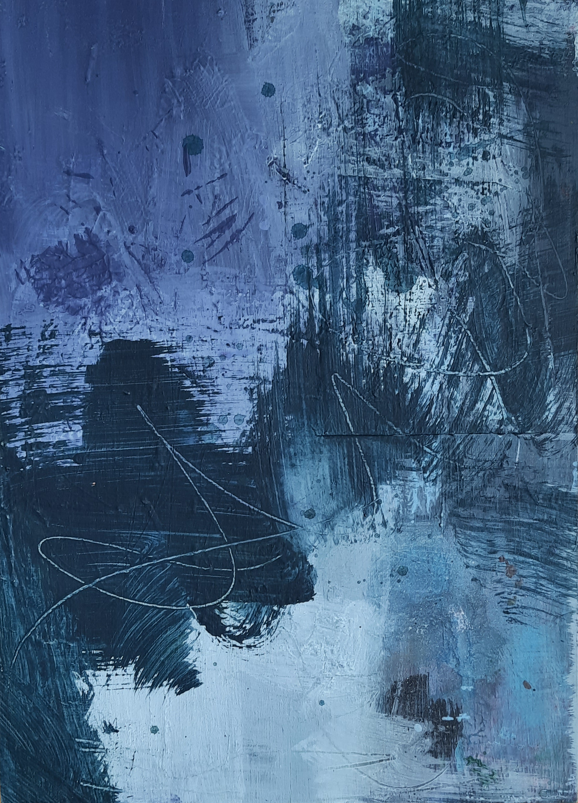 When Spring Comes,   acrylic on wood panel, 21 x 29.5 cm, available for purchase