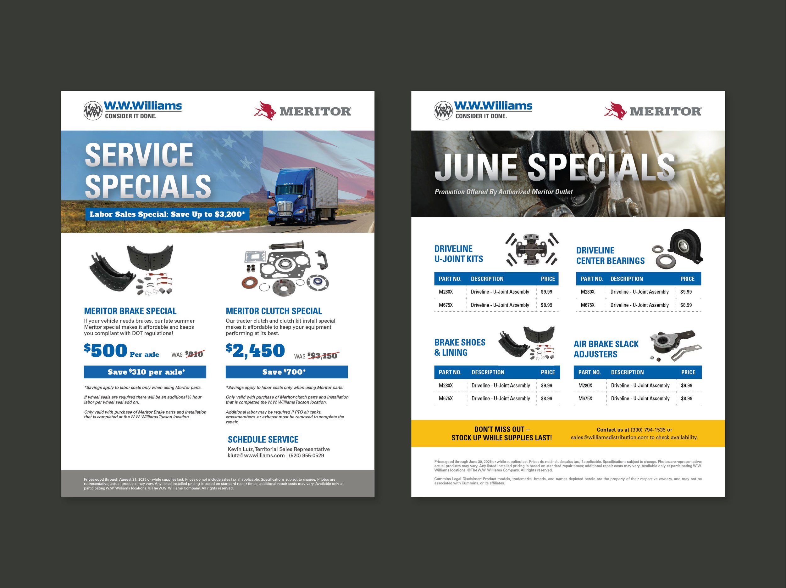 Seasonal Specials Flyers