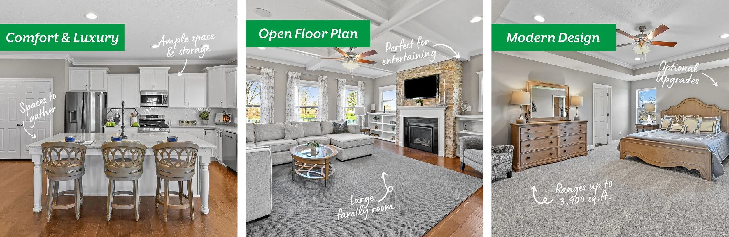 Informative Model House Visuals