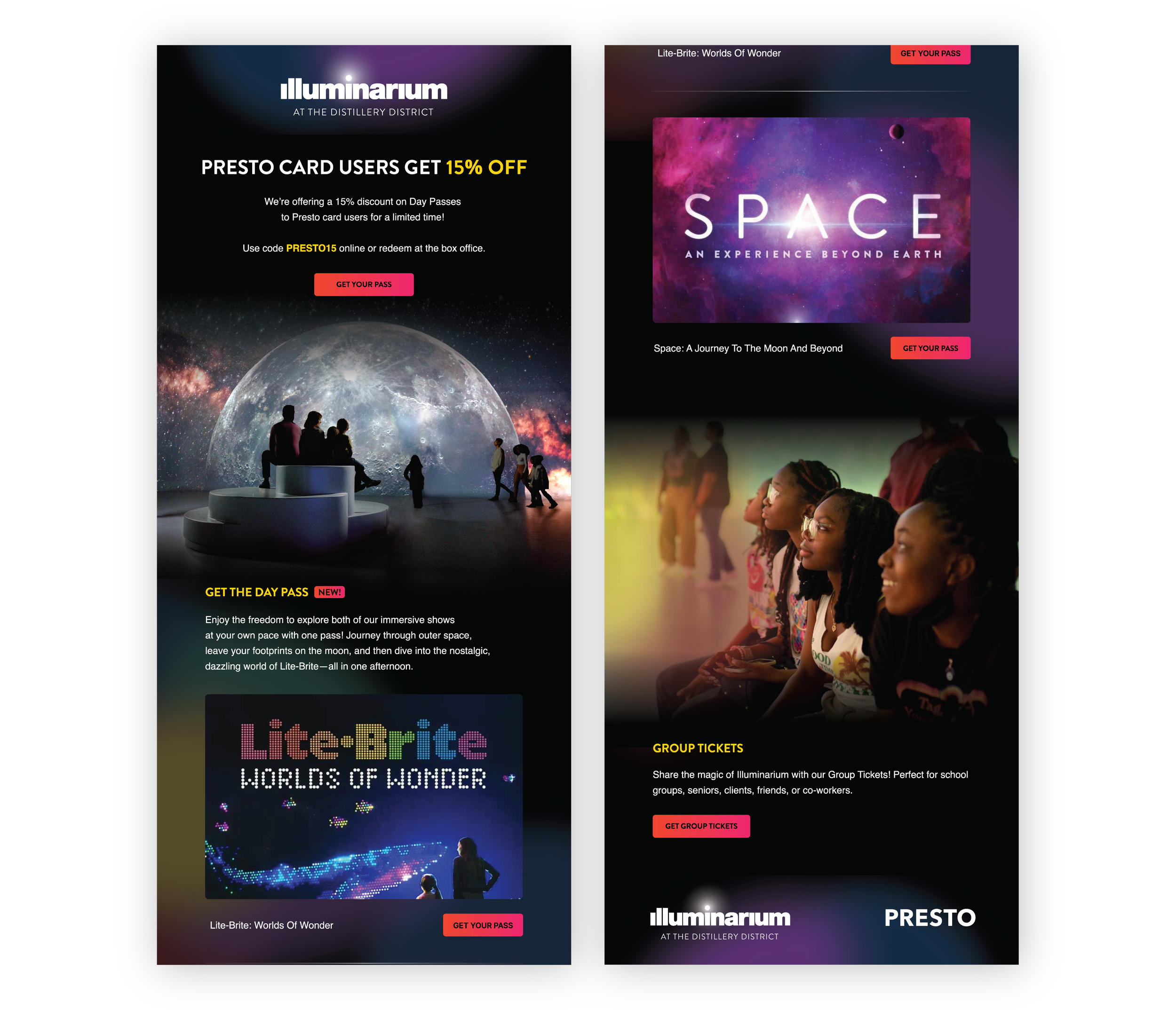Illuminarium - Email 