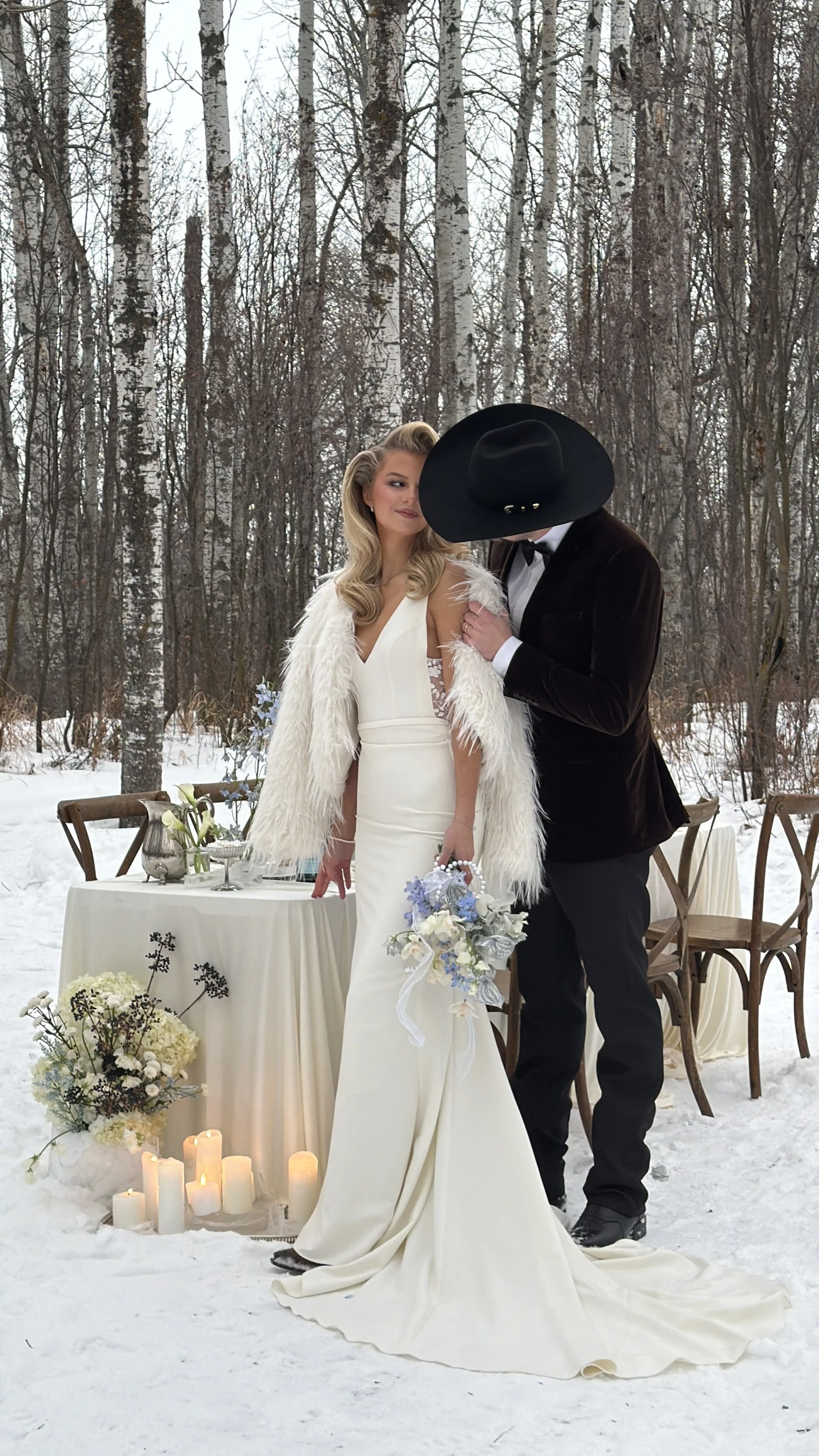 A Winter Western Wedding Styled Shoot at Sparrow Lane Wedding and Event Venue