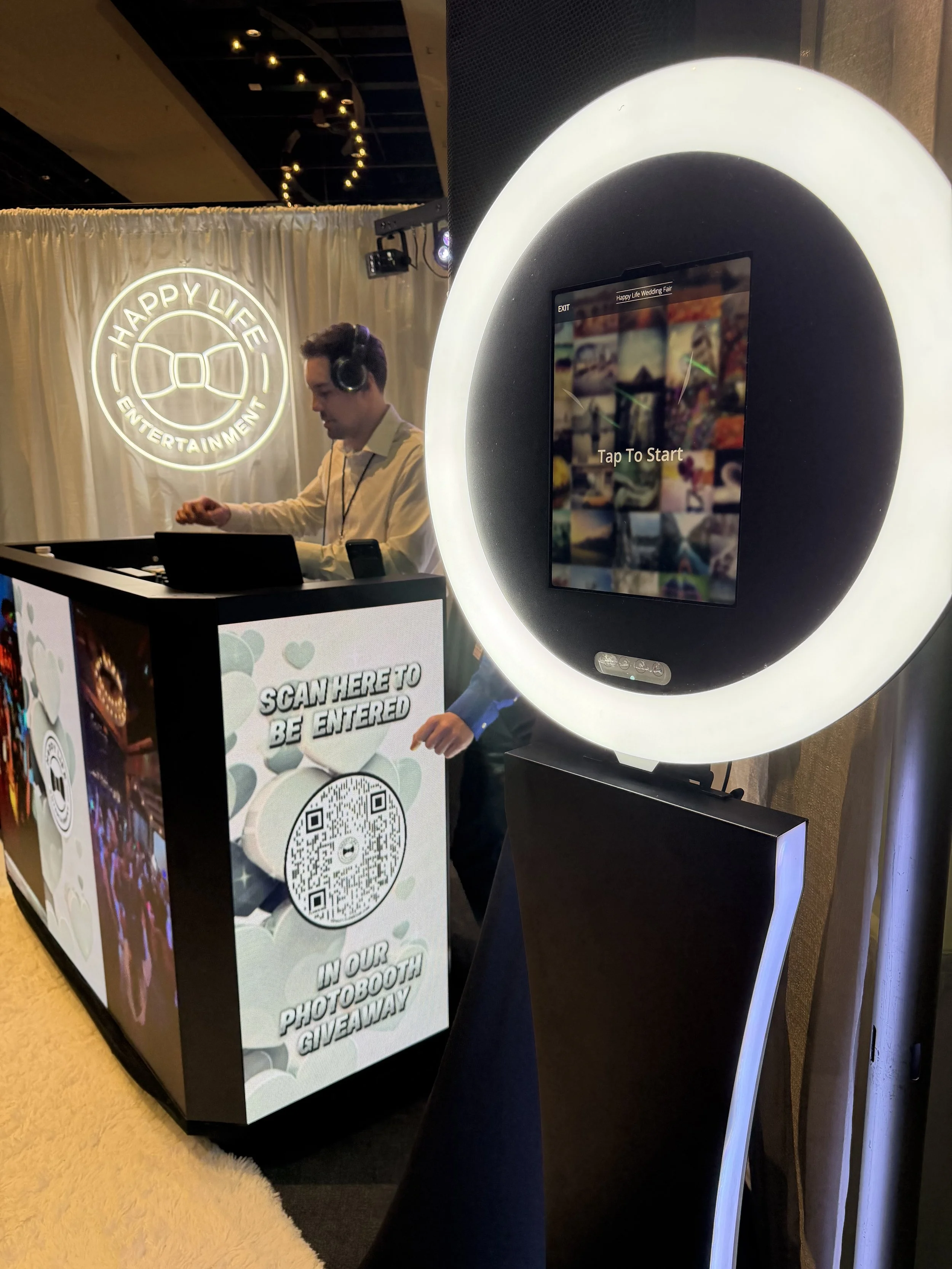 Photo of Edmonton DJ Wedding Vendor taken by Wildflower Events BTS and Content Creation