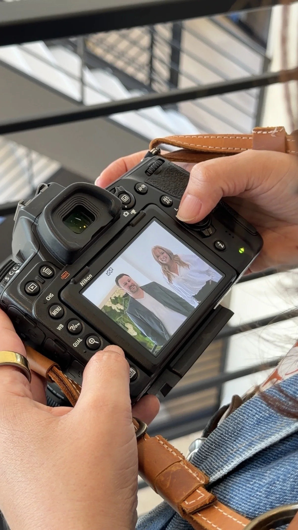Behind the scenes photograph of camera photo captured by Wildflower Events BTS and Content Creation YEG