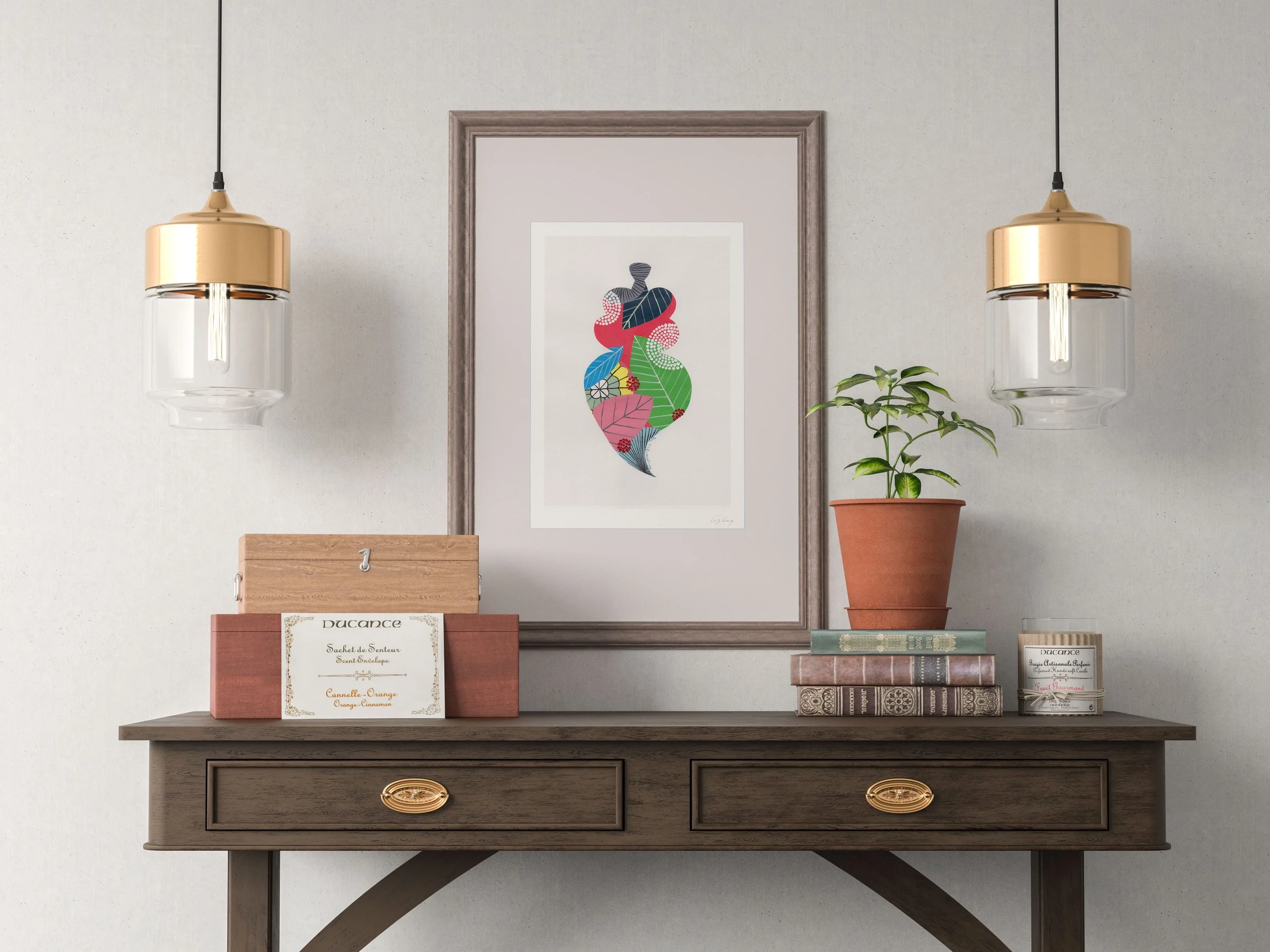 Portuguese Heart (Pink #1) - Fine art print by Lis Gonçalves. A modern and colourful take on a famous Portuguese icon.