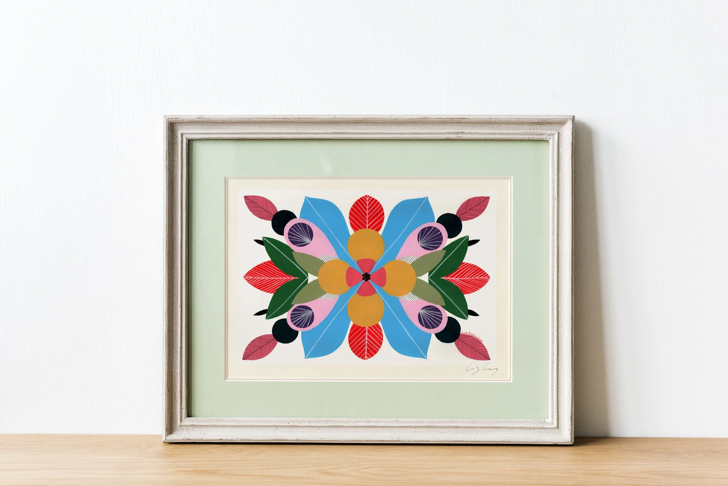 Abundance #1 - Fine art print by Lis Gonçalves, from the series of mandala-like art "Energy Reflections".