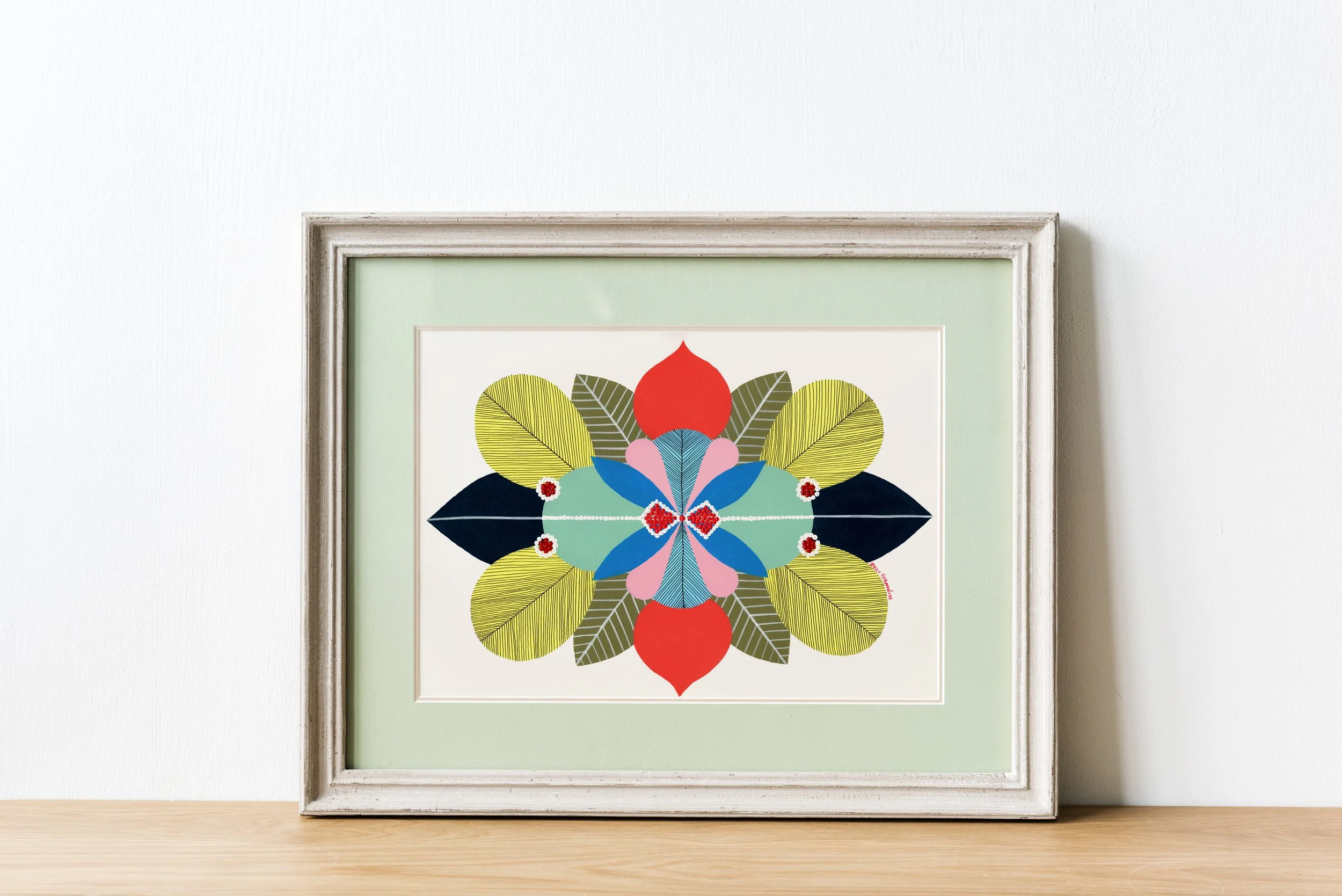 Tranquility #1 - An original artwork by artist Lis Gonçalves, from the series “Energy Reflections”.