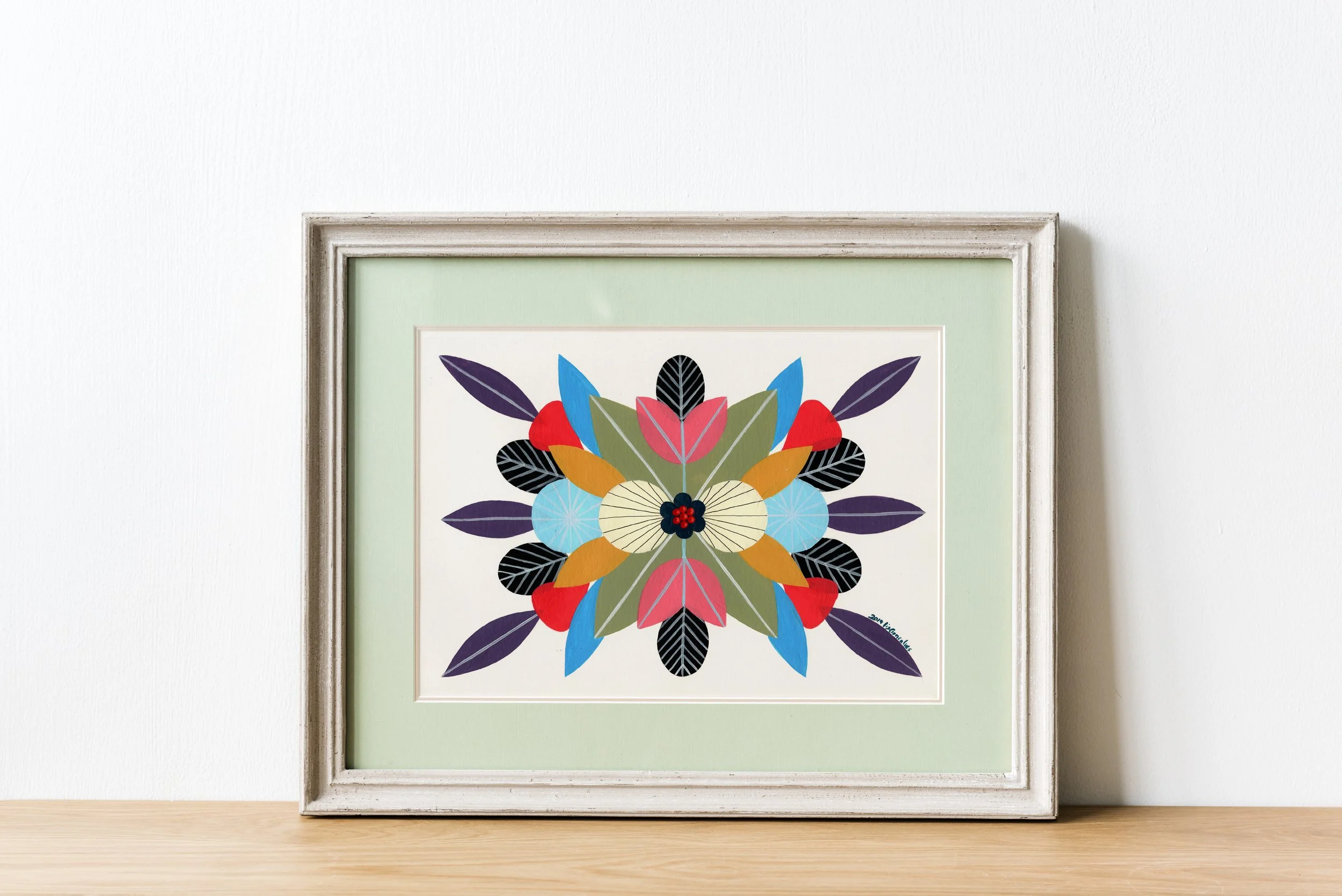 Prosperity #1 - An original artwork by artist Lis Gonçalves, from the series “Energy Reflections”.