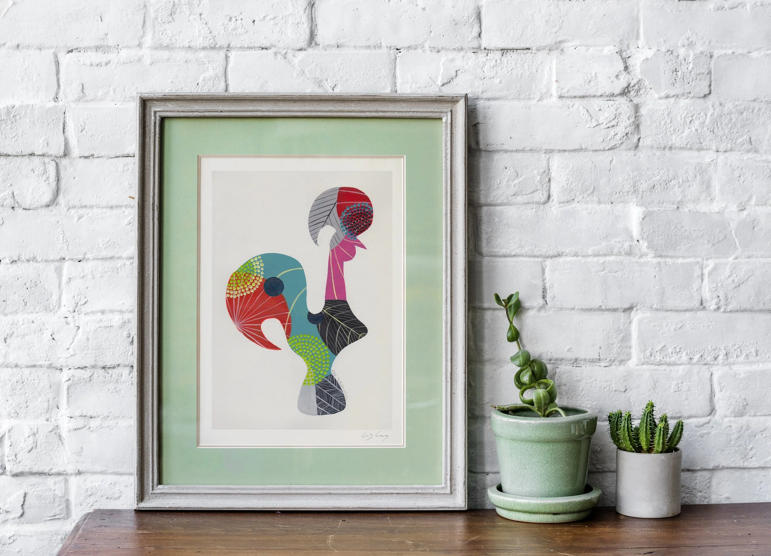 Portuguese Rooster (Blue #1)