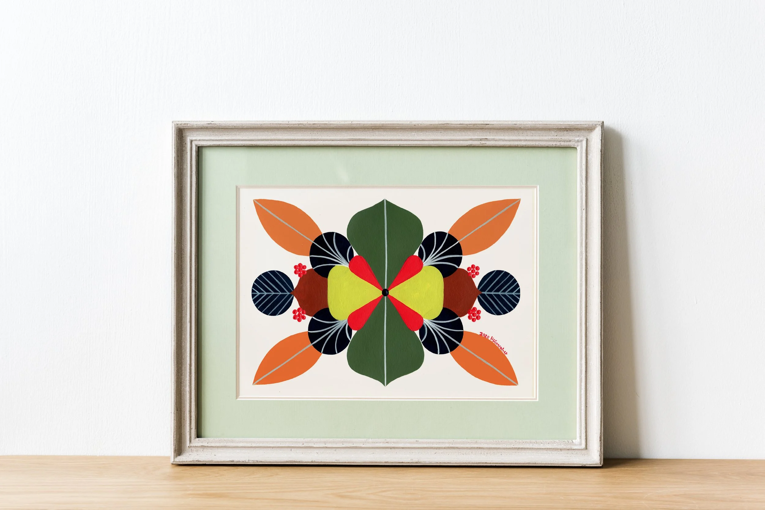 Power #1 - An original artwork by artist Lis Gonçalves, from the series “Energy Reflections”.