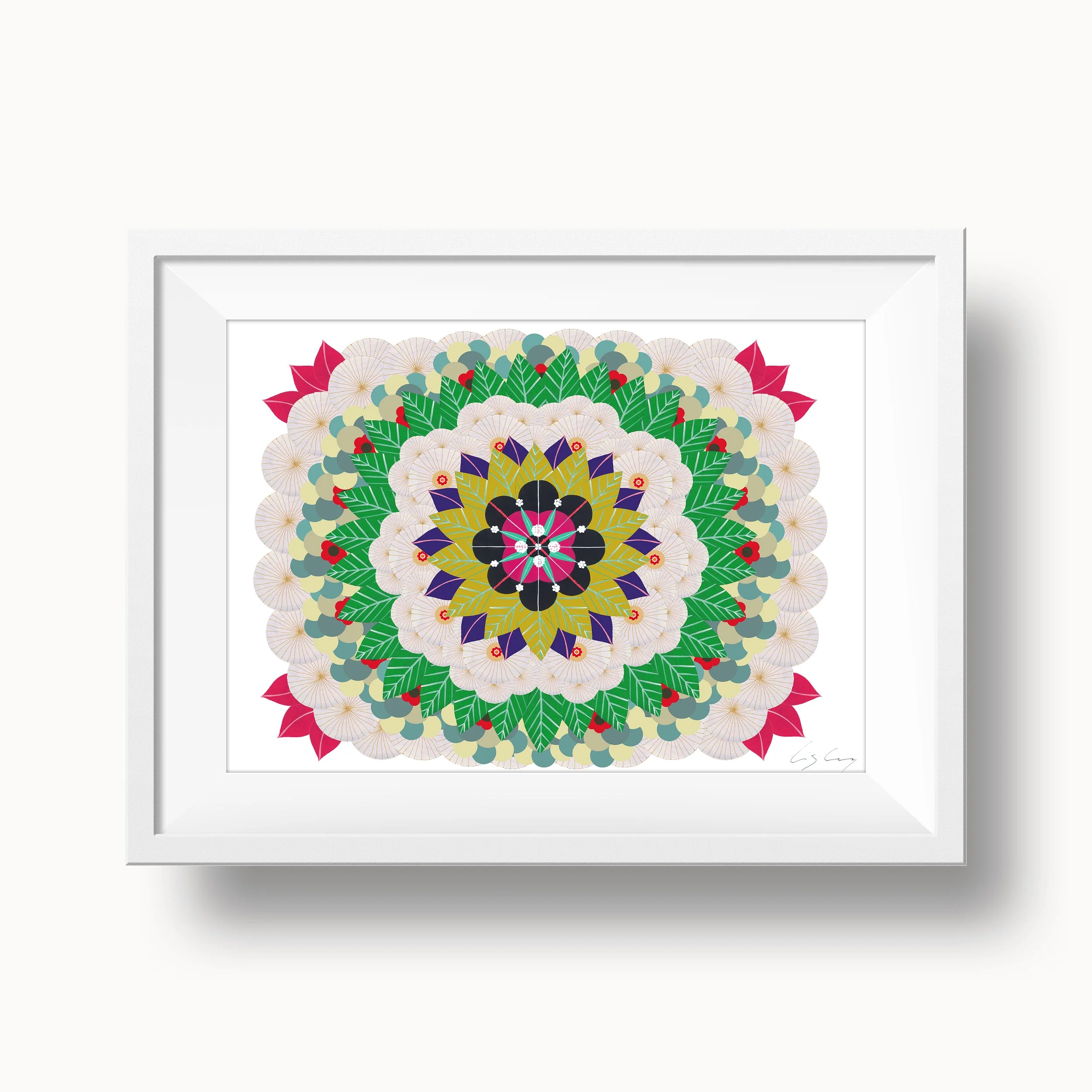 Nature-mandala-with-flowers-leaves