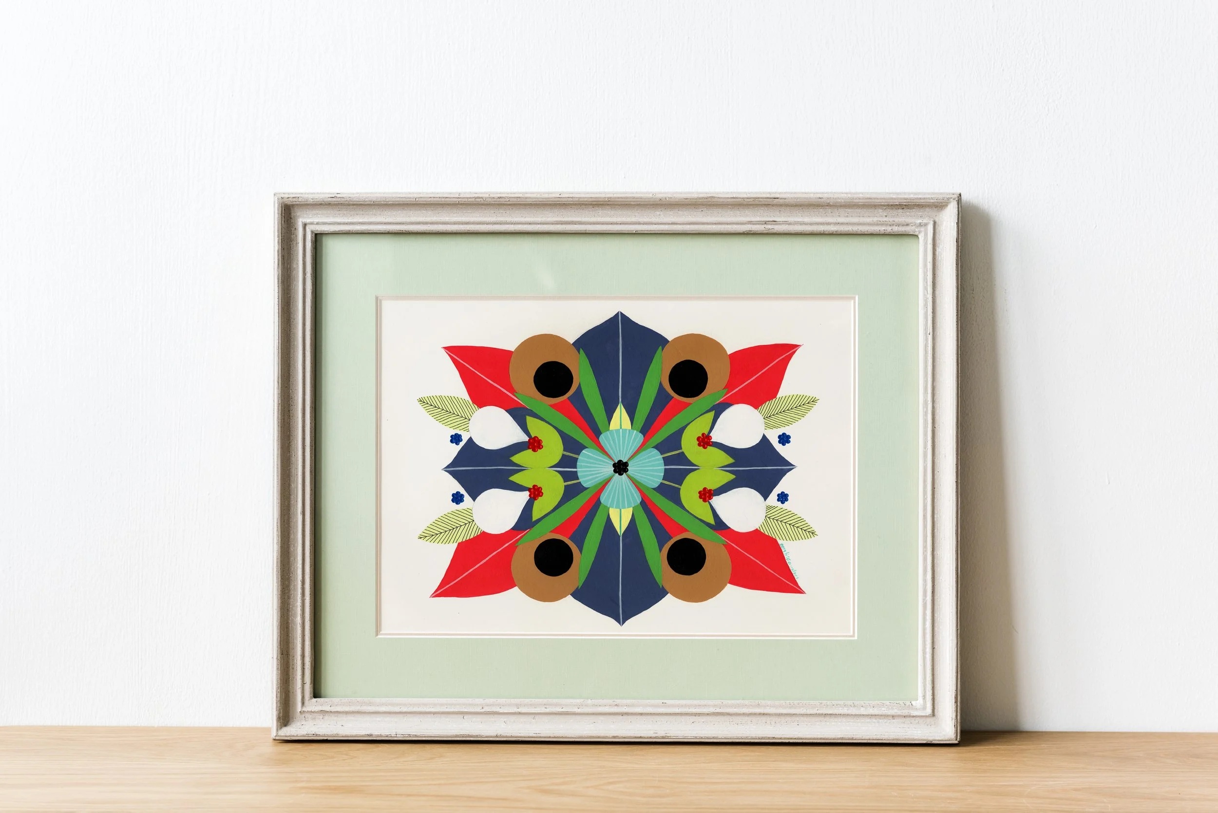 Joy #1 - An original artwork by artist Lis Gonçalves, from the series “Energy Reflections”.