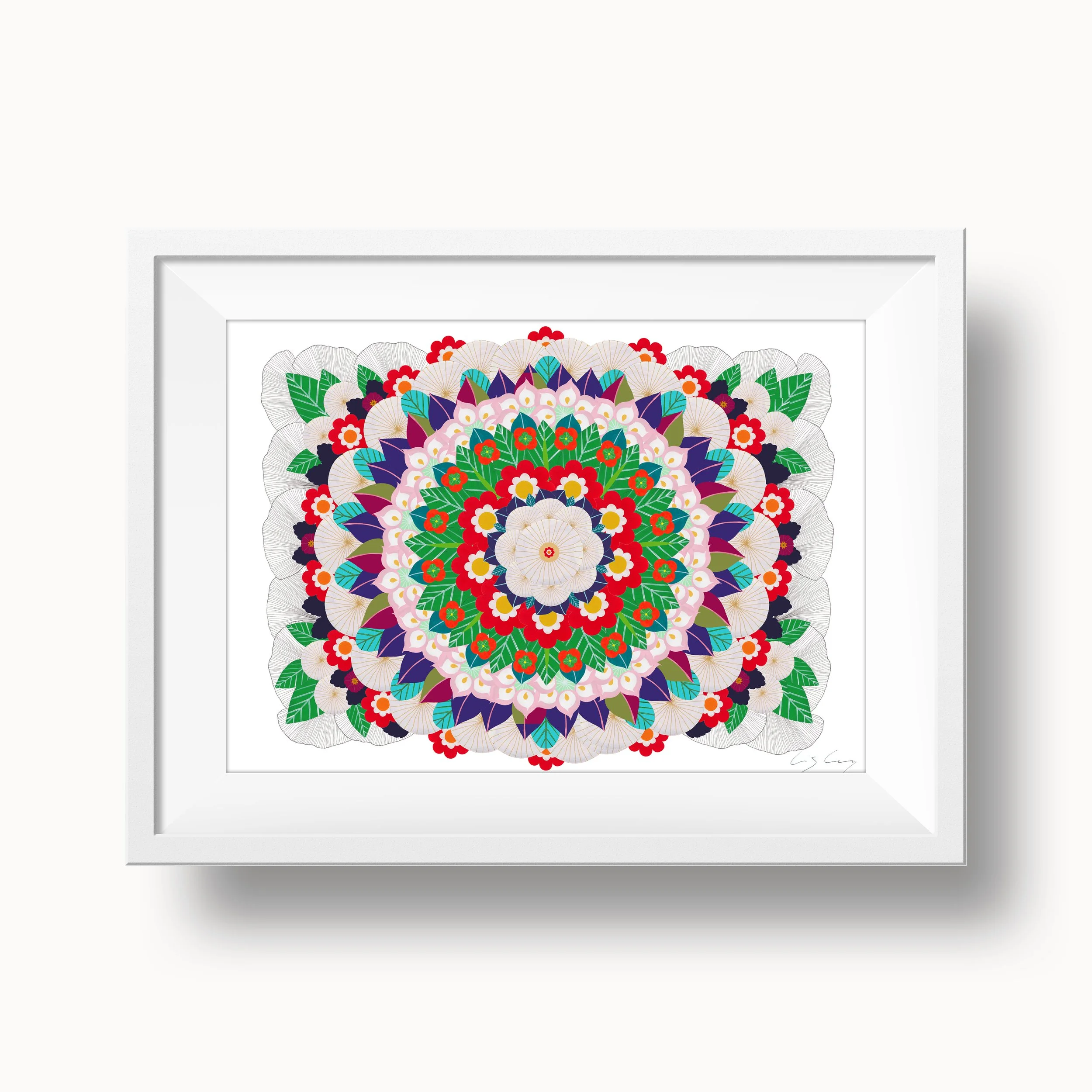 Nature-mandala-with-flowers-leaves