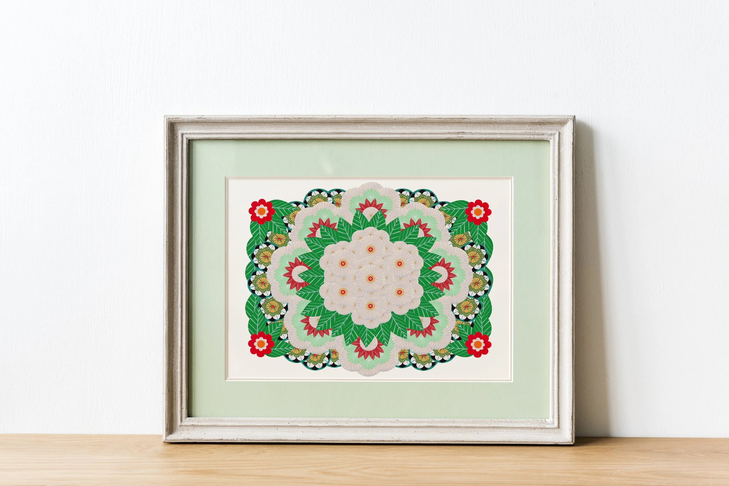 Nature-mandala-with-flowers-leaves