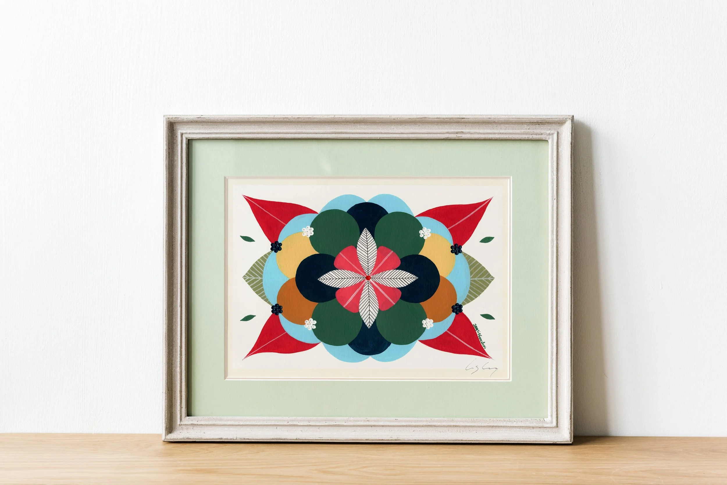 Grace #1 - Fine art print by Lis Gonçalves, from the series of mandala-like art "Energy Reflections".