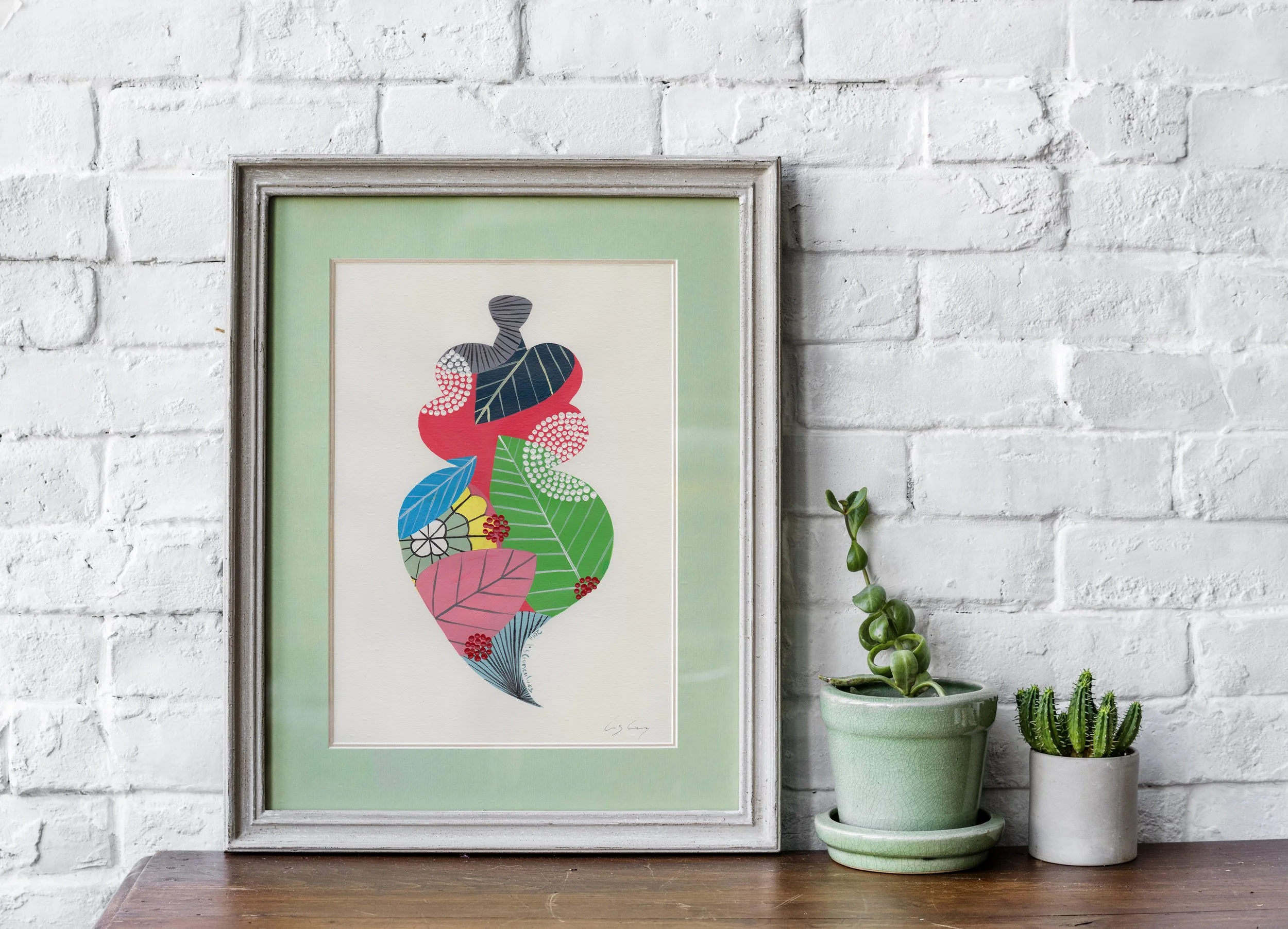 Portuguese Heart (Pink #1) - Fine art print by Lis Gonçalves. A modern and colourful take on a famous Portuguese icon.