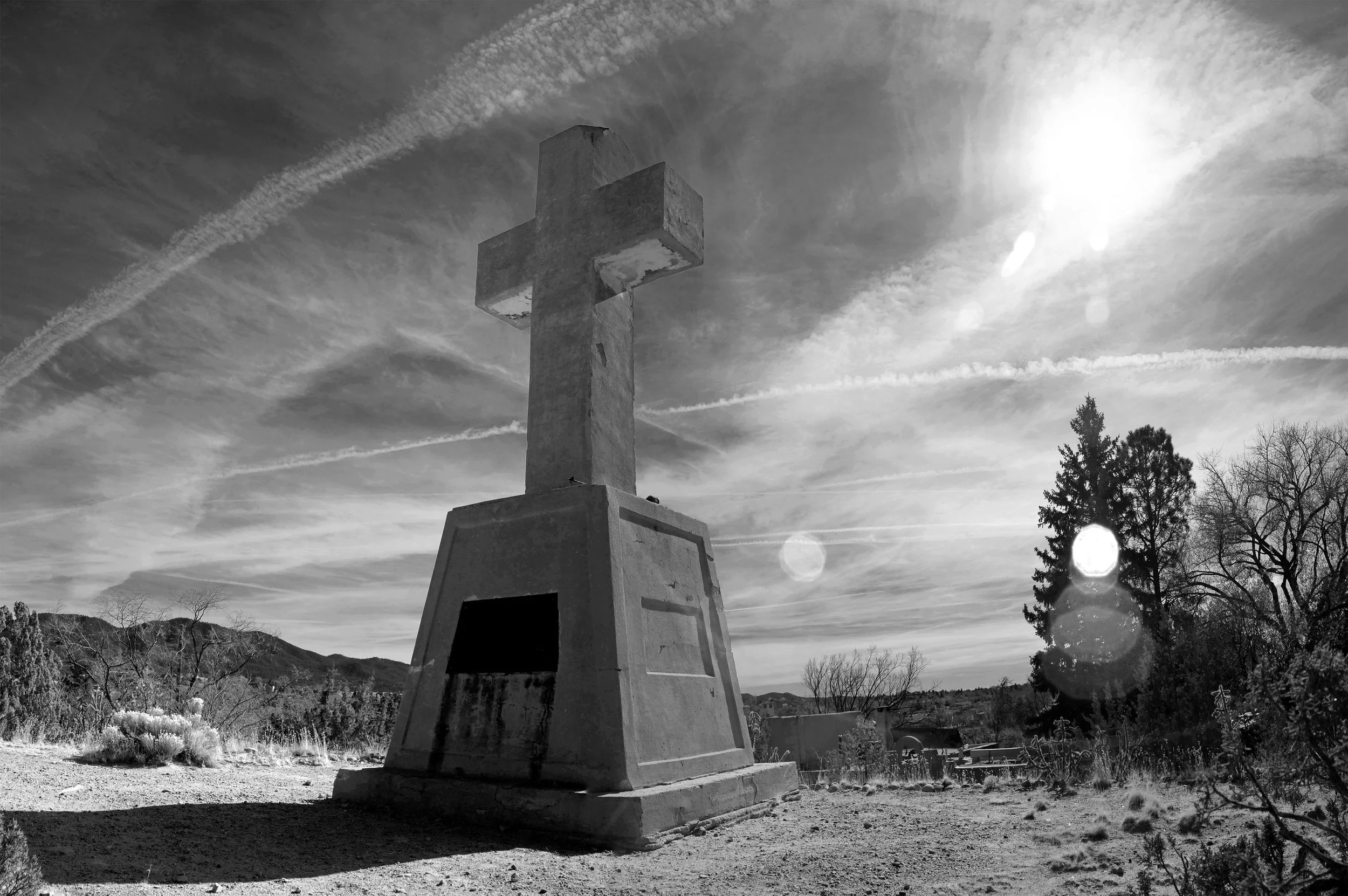 Old Cross of the Martyrs, Santa Fe, Winter 2021
