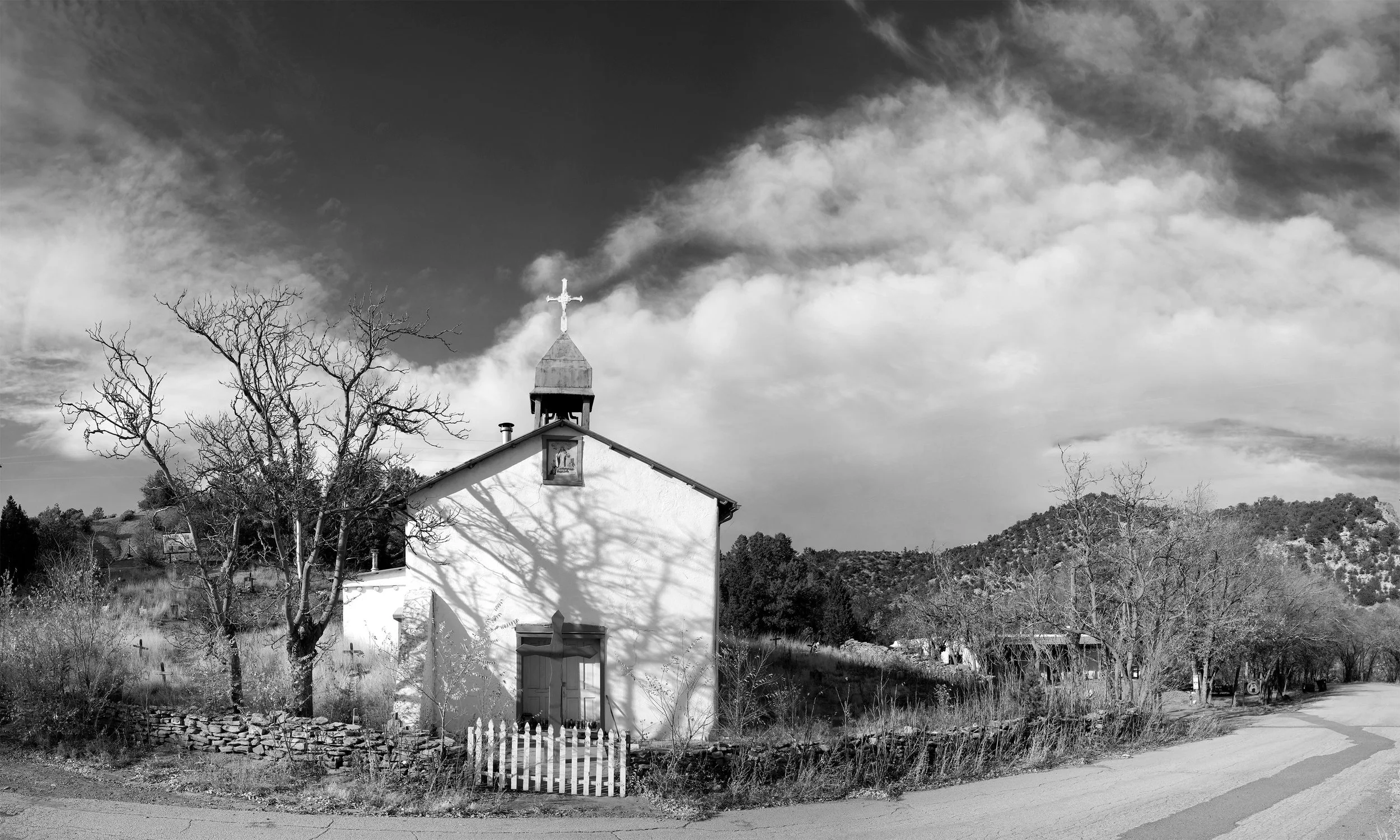 Nuestra Senora de la Luz Church, Canoncito NM, Winter 2021