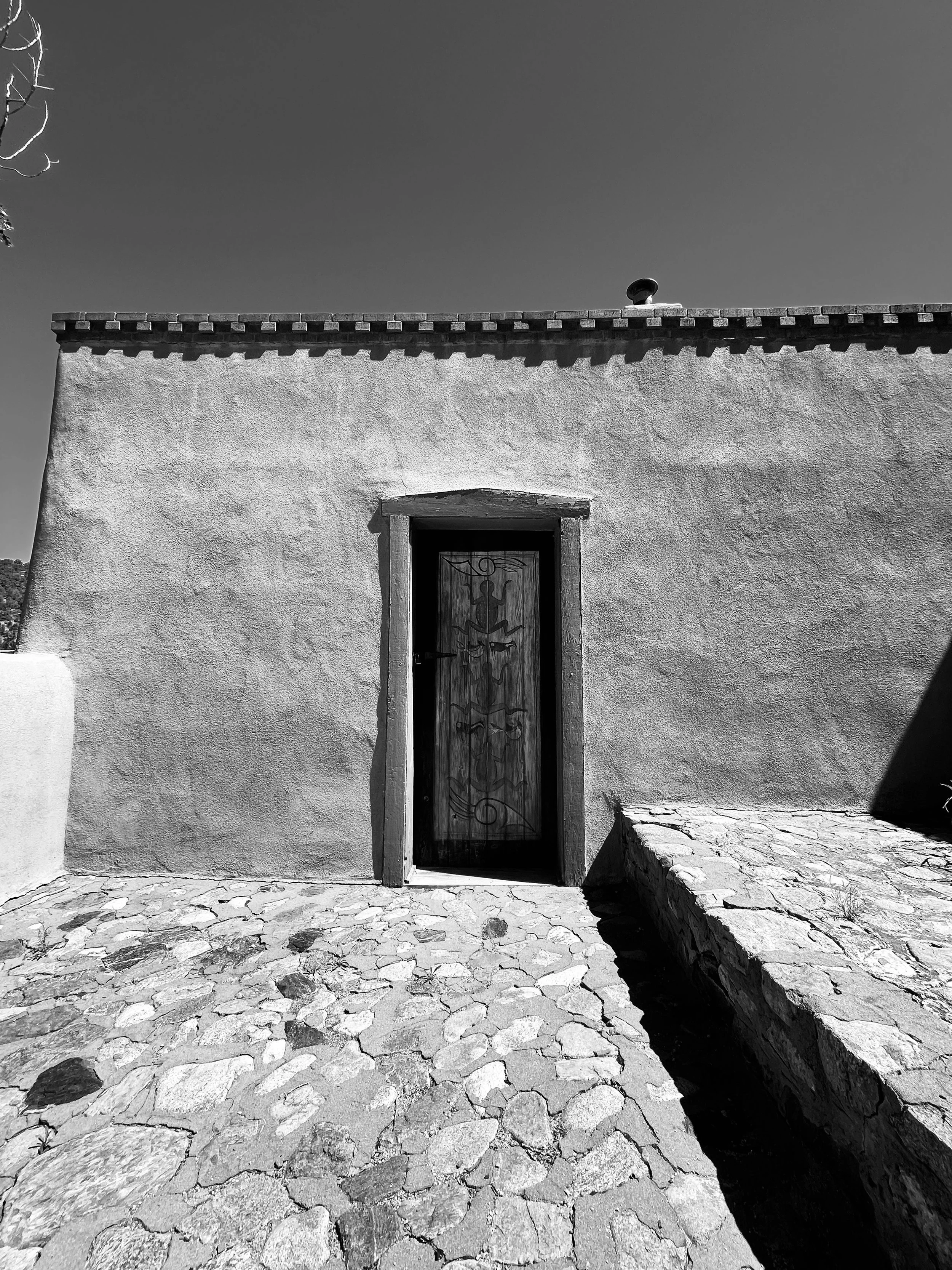 Studio Entrance, Randall Davey House, Santa Fe, Summer 2021