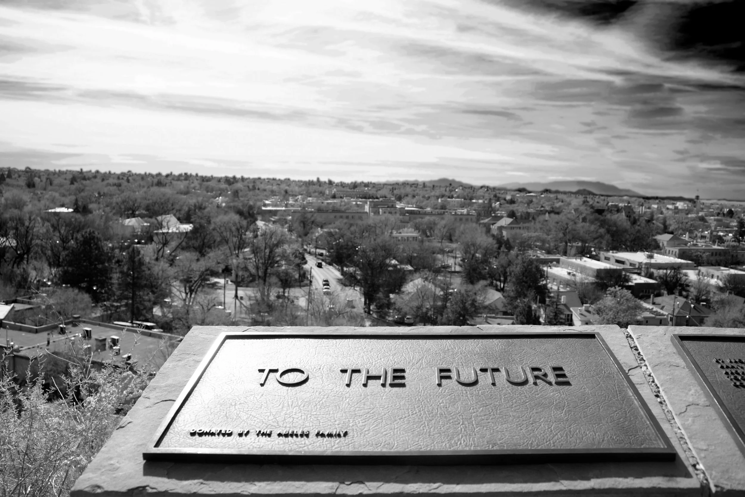 To the Future, Cross of the Martyrs, Santa Fe, Winter 2021