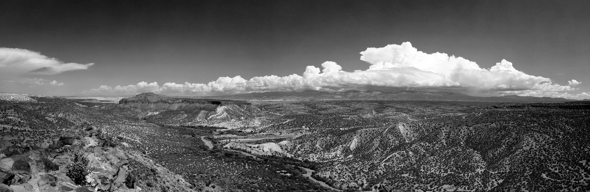 Rio Grande from Overlook Point, White Rock NM, Fall 2021