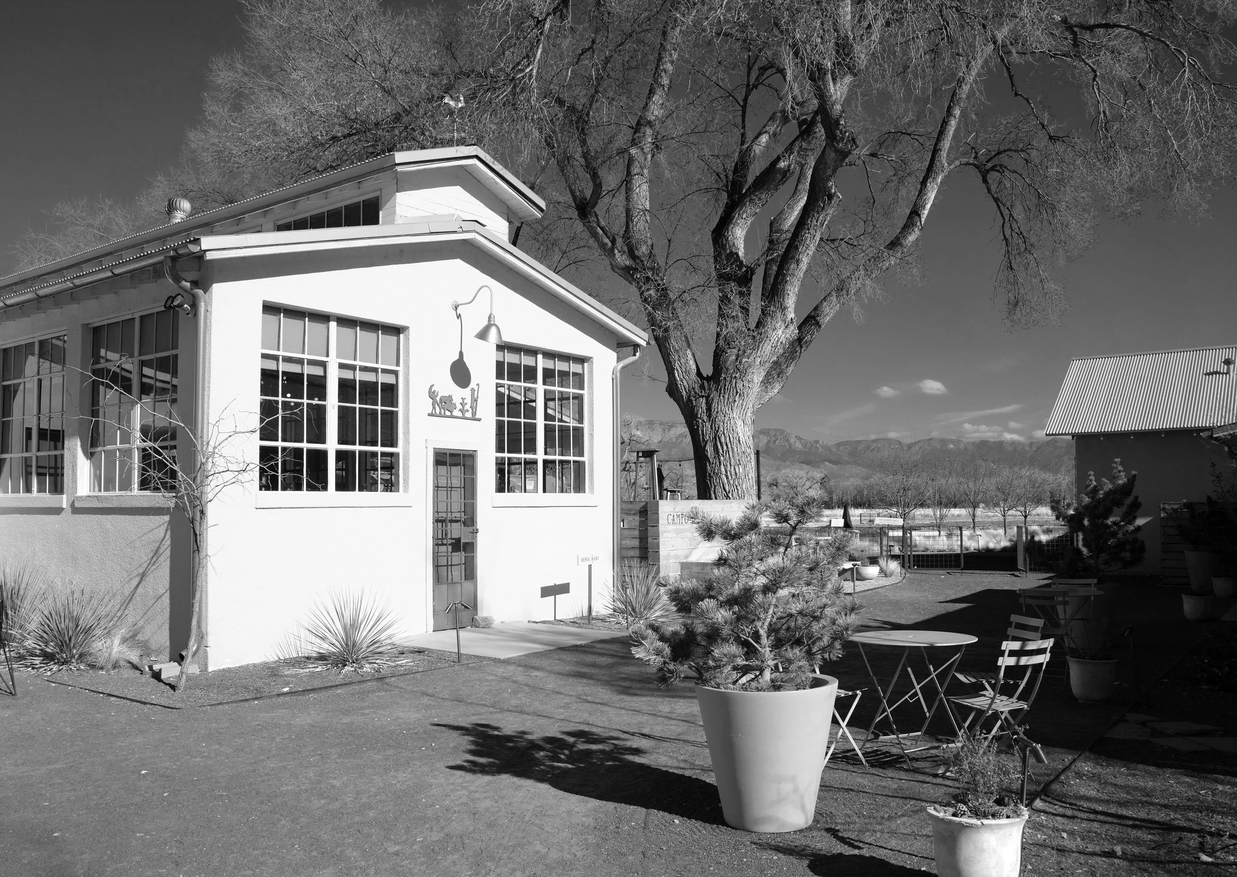 Los Poblanos Restaurant, Los Ranchos de Albuquerque, Winter 2022