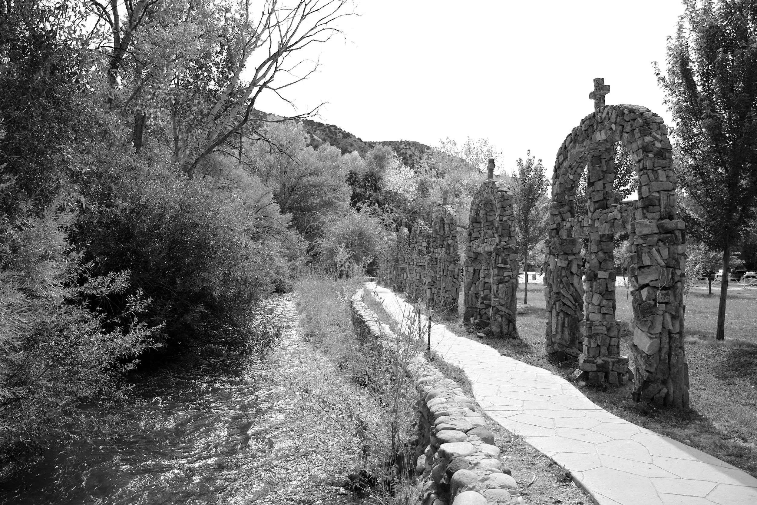 Stream, Santuario de Chimayo, Summer 2021 