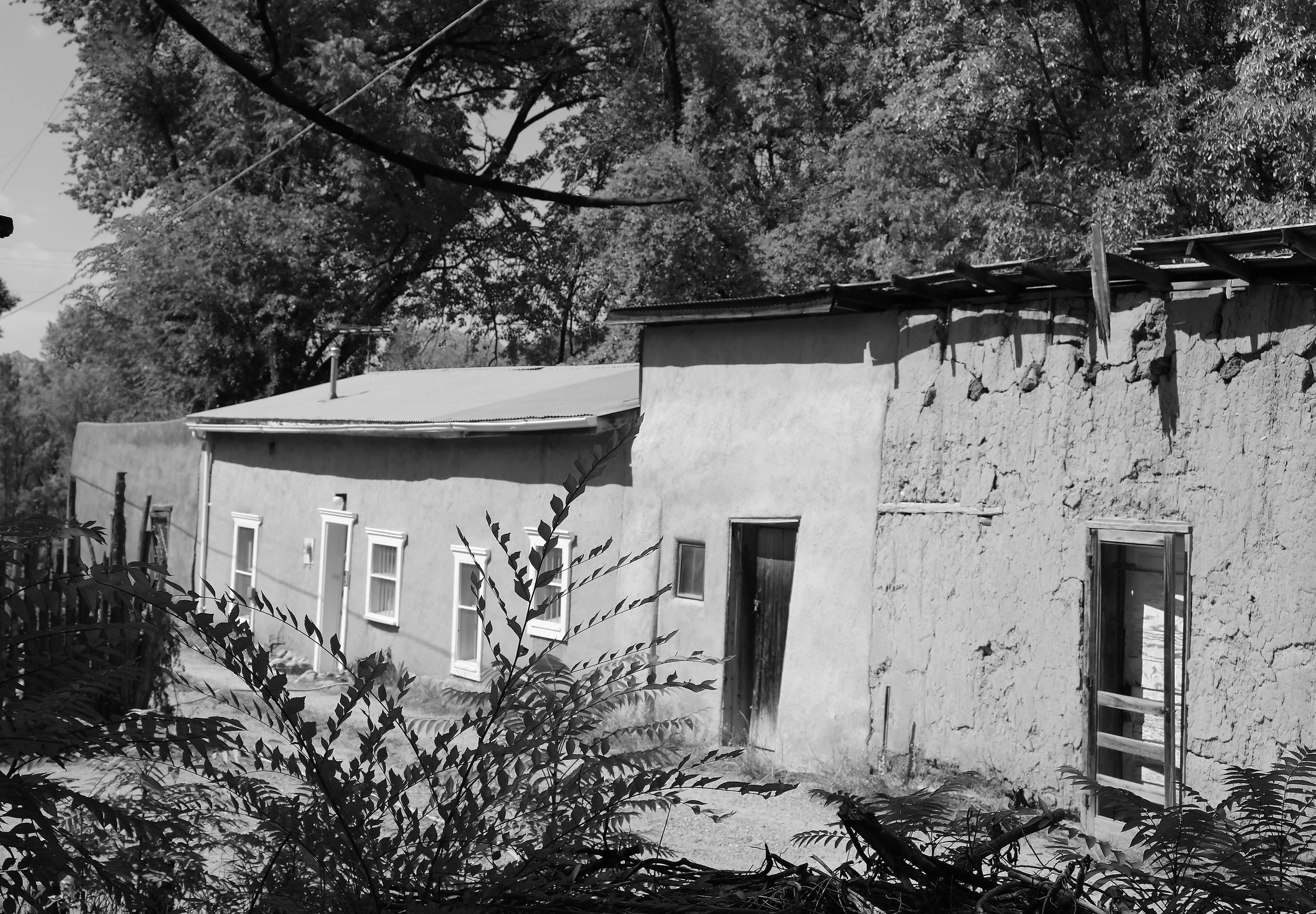 Plaza Buildings, Chimayo NM, Summer 2021