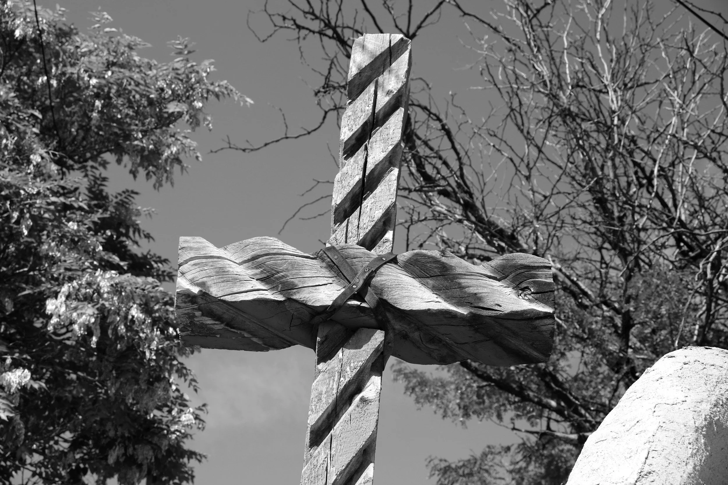 Wooden Cross, Santuario de Chimayo NM, Summer 2021 