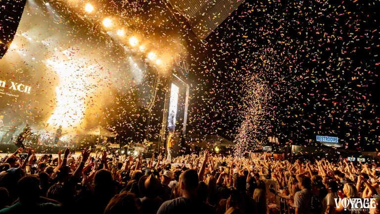 Crowd at Voyage Music Festival 2024 @shotbyoh