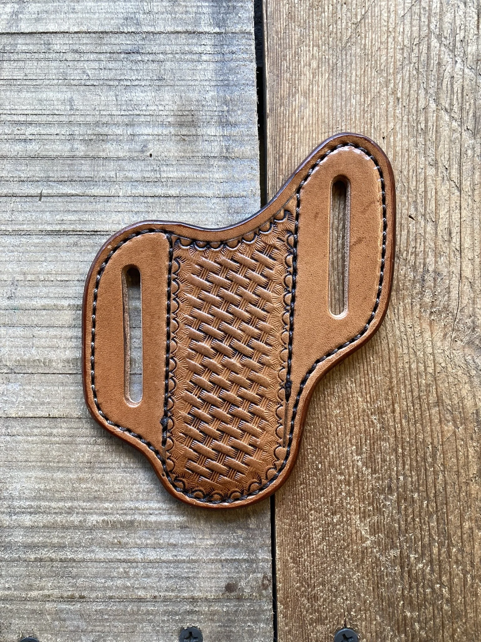 Discounted Basket Weave Pancake Sheath