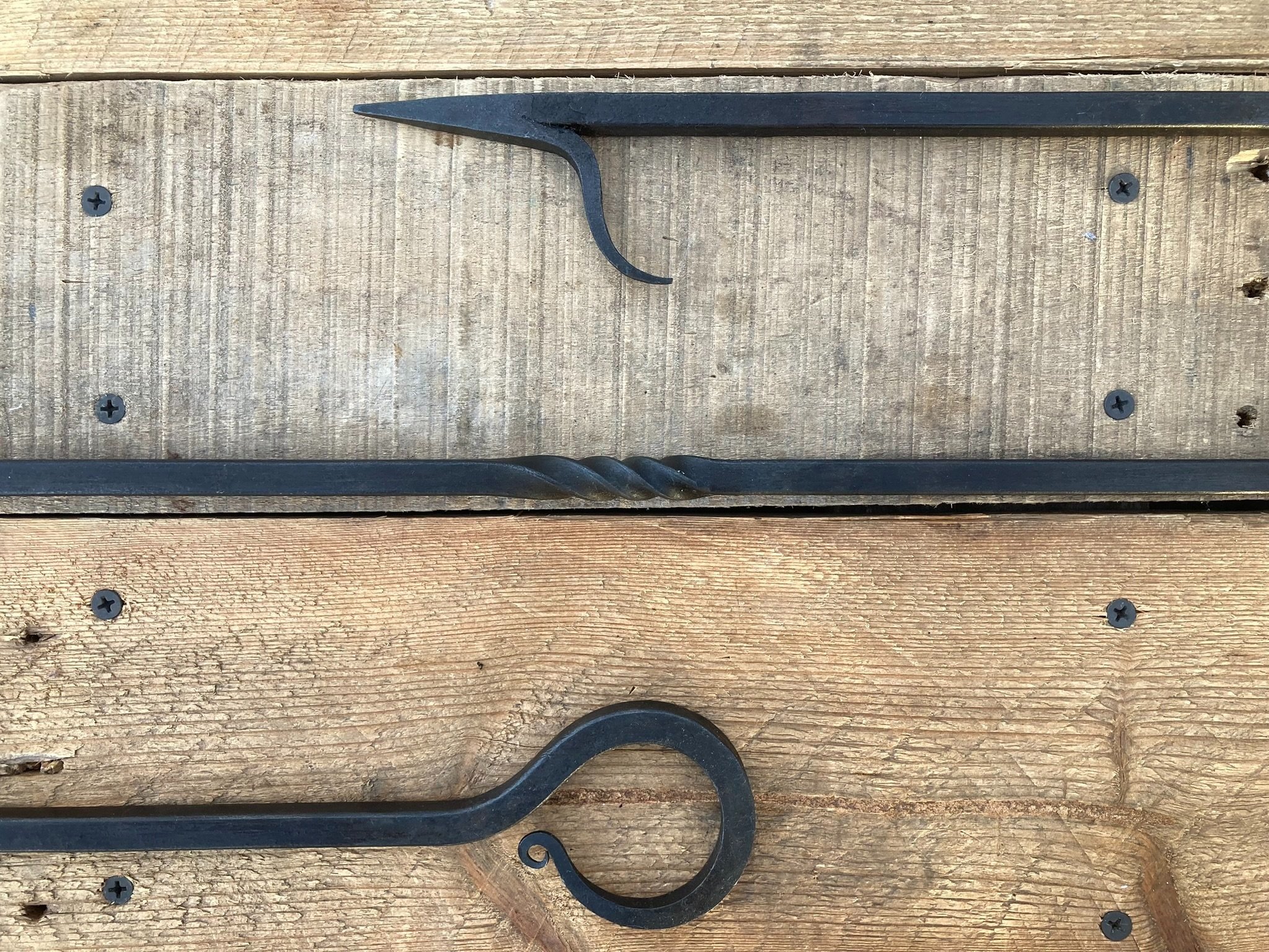 Hand Forged Fire Poker - 26 inches long