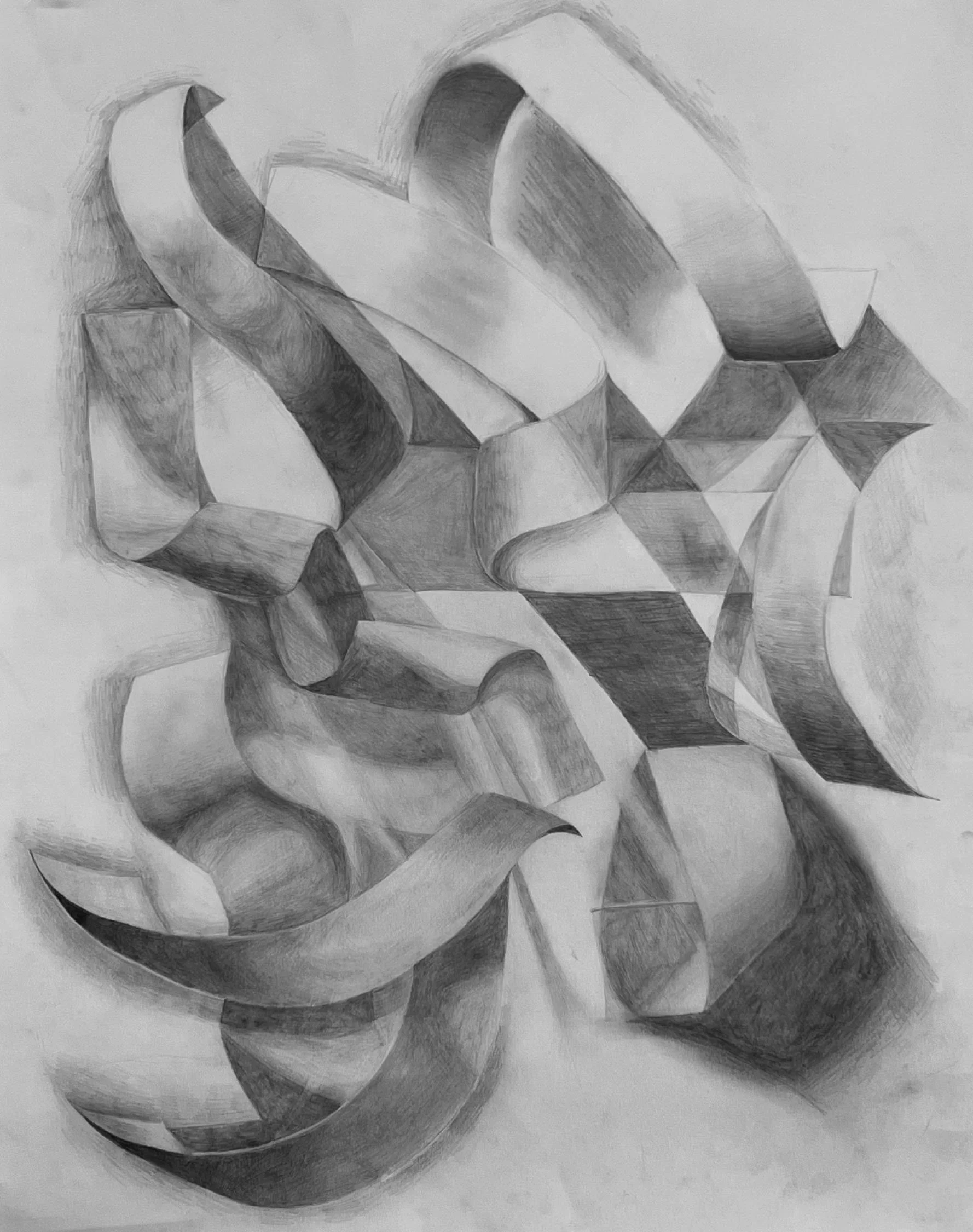 drawing 1, UNF 2022. Graphite on Paper