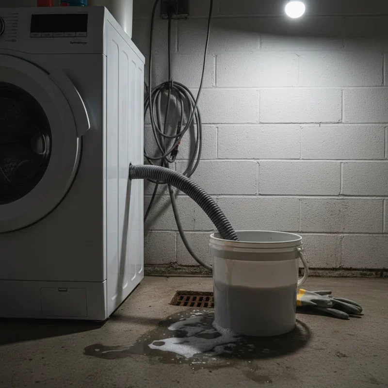 How to Drain a Washing Machine