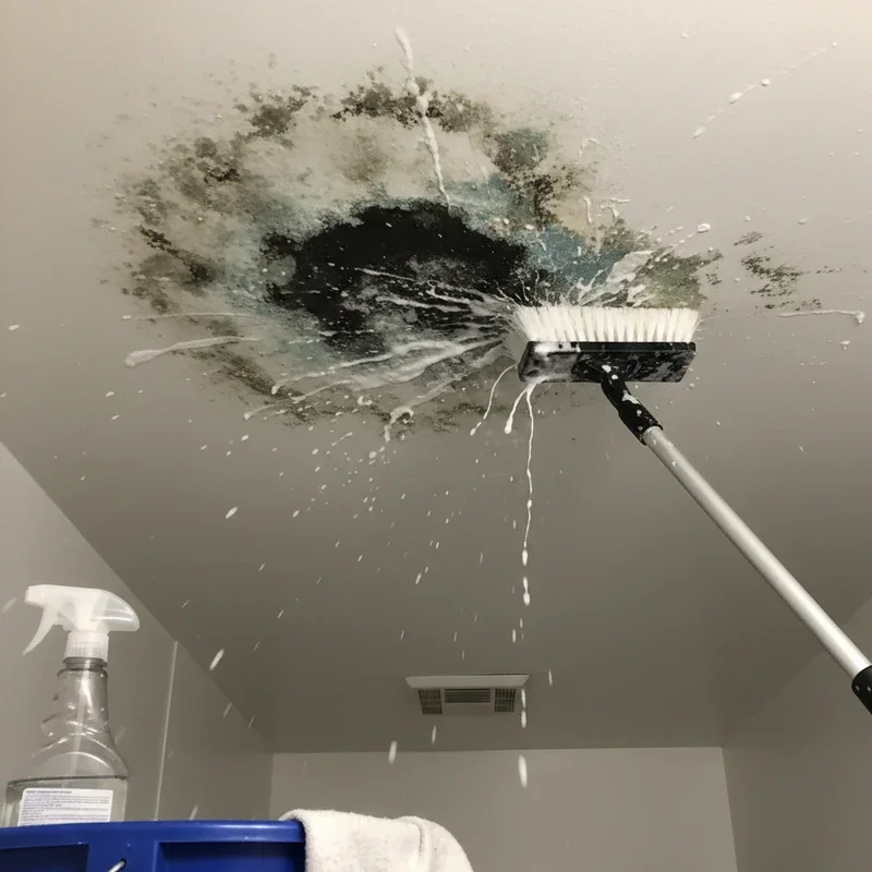How to Remove Mold from Bathroom Ceiling