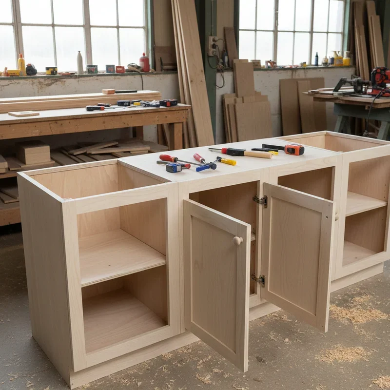 How to Build Kitchen Cabinets