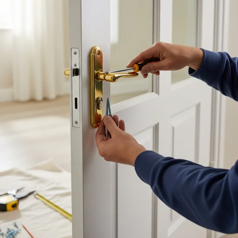 How to Install a Door Handle Step by Step