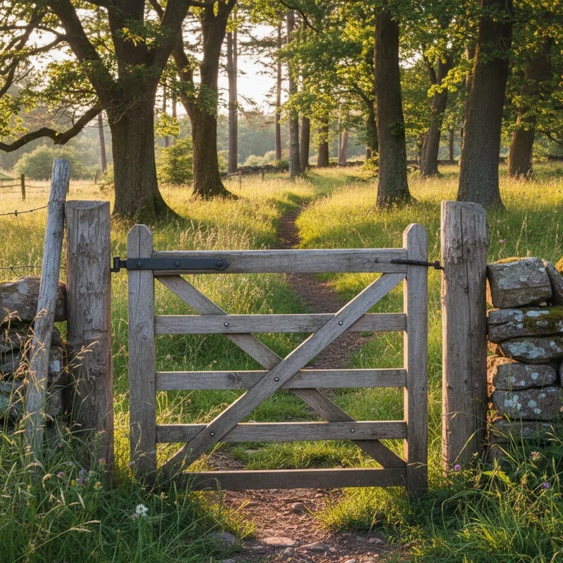 How to Build a Wooden Gate
