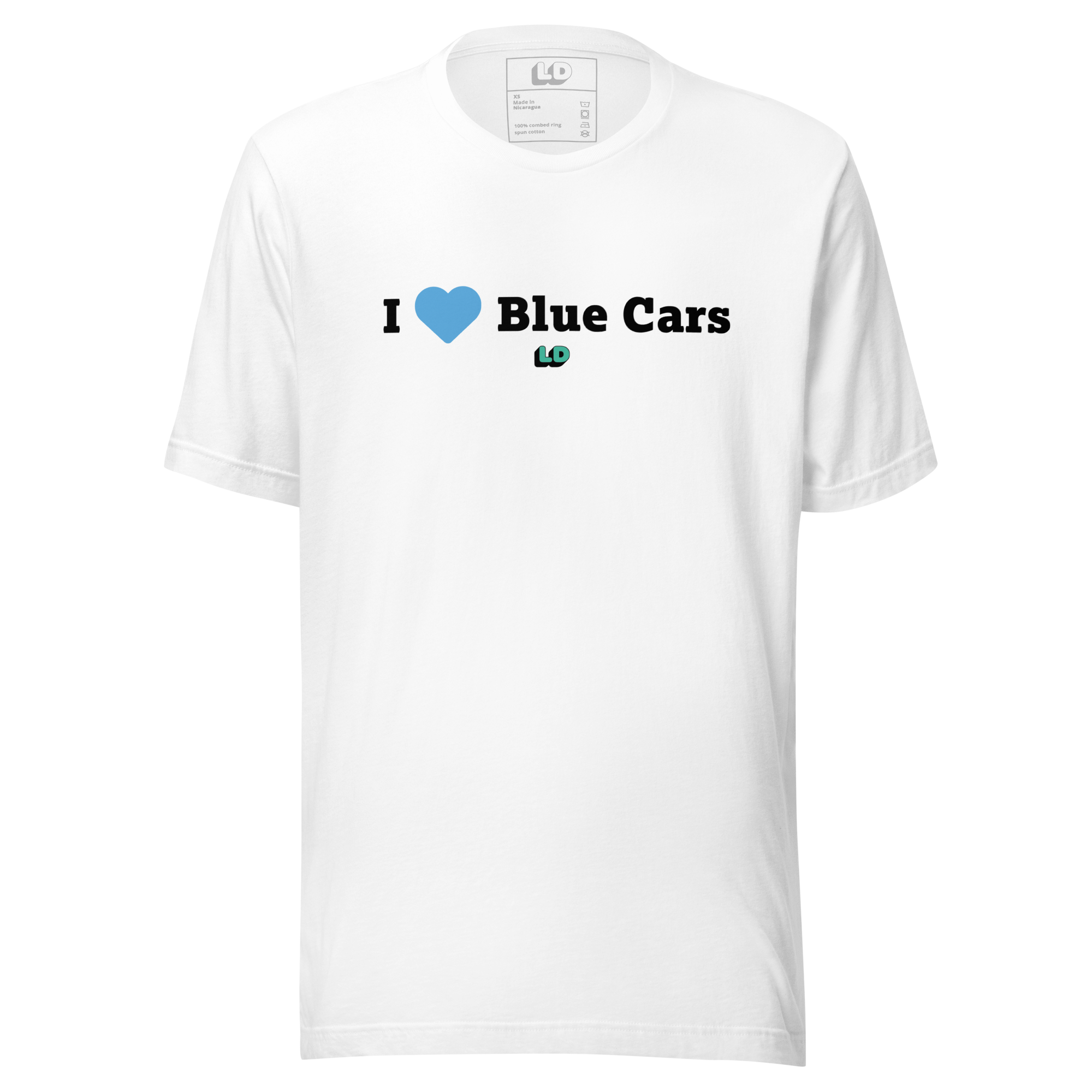 I Heart Blue Cars Tee