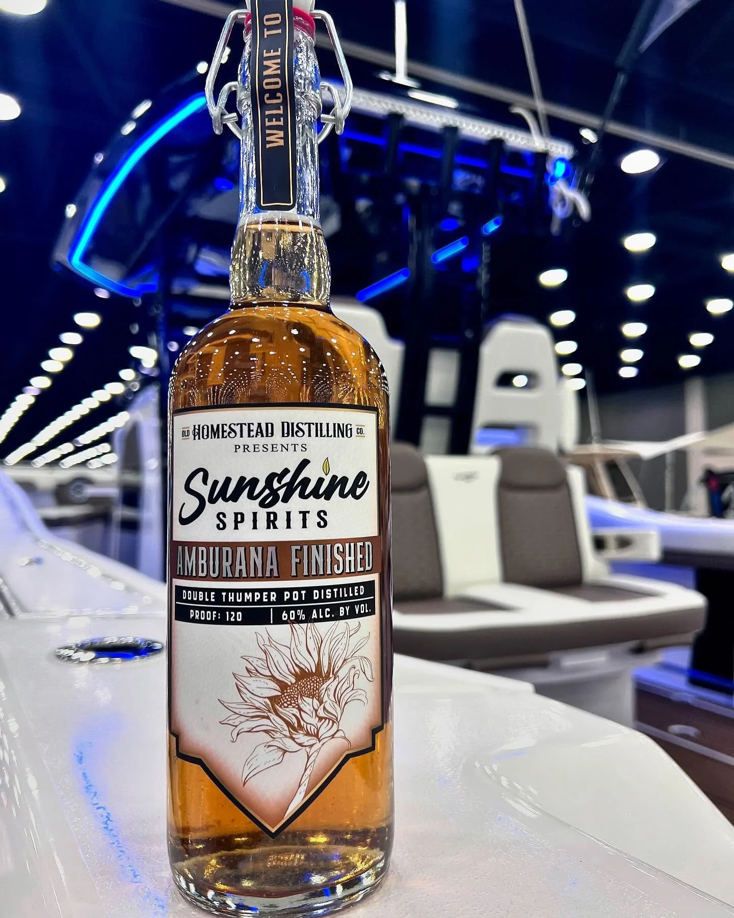 Amburana Finished Sunshine Spirits from Old Homestead Distilling Co.