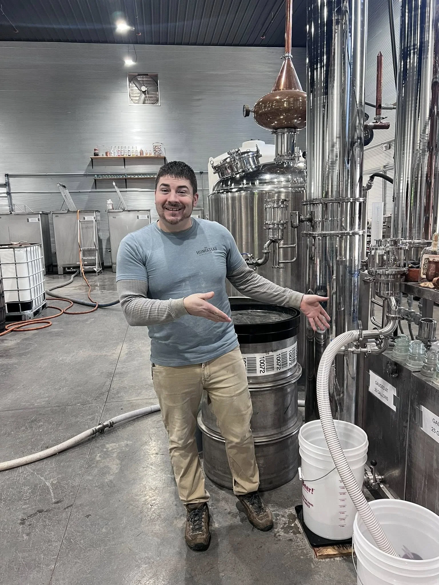 Tyler Ritchison, Assistant Distiller at Old Homestead Distilling Co.