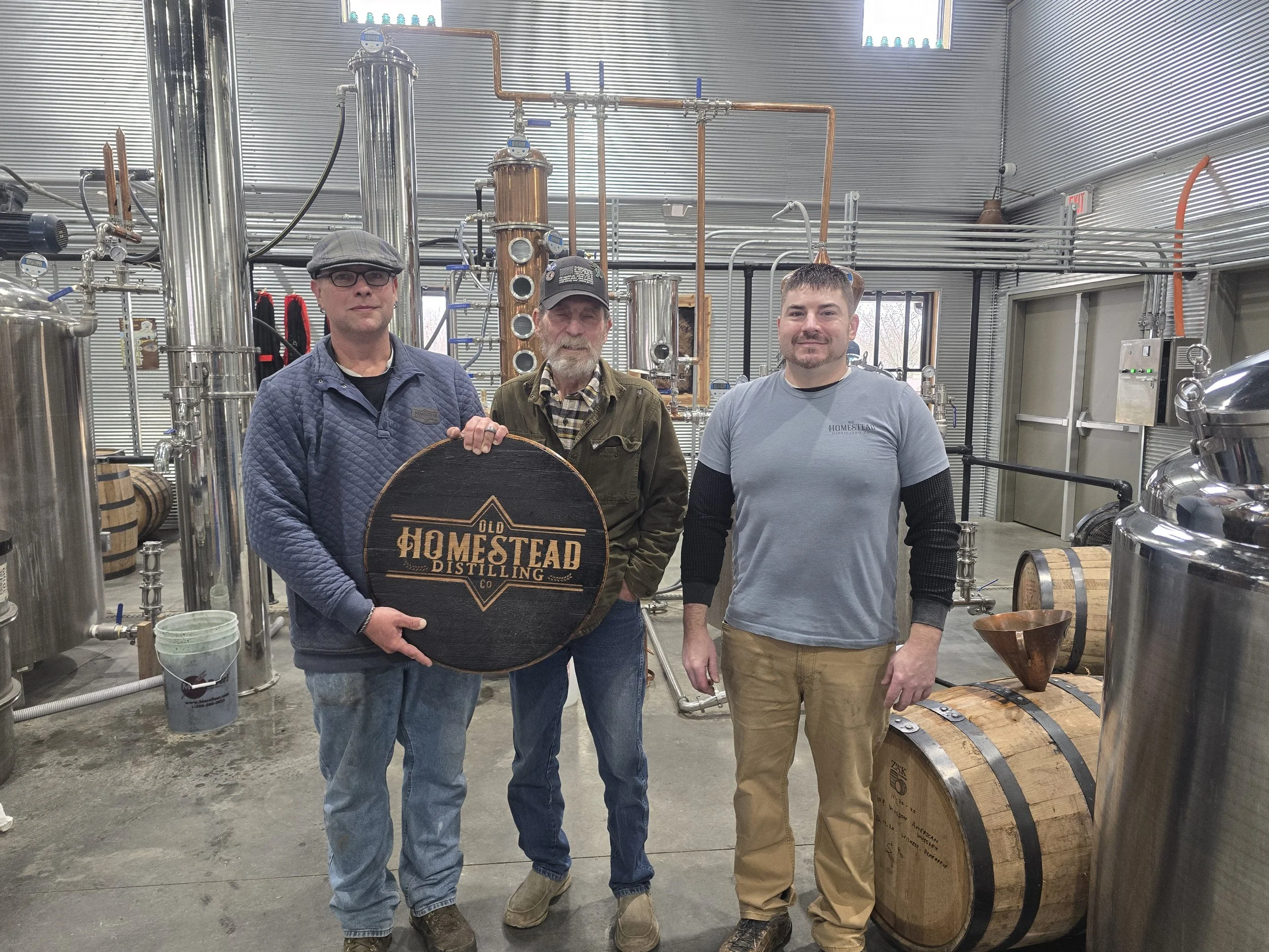 Tour the distillery at Old Homestead Distilling Co.