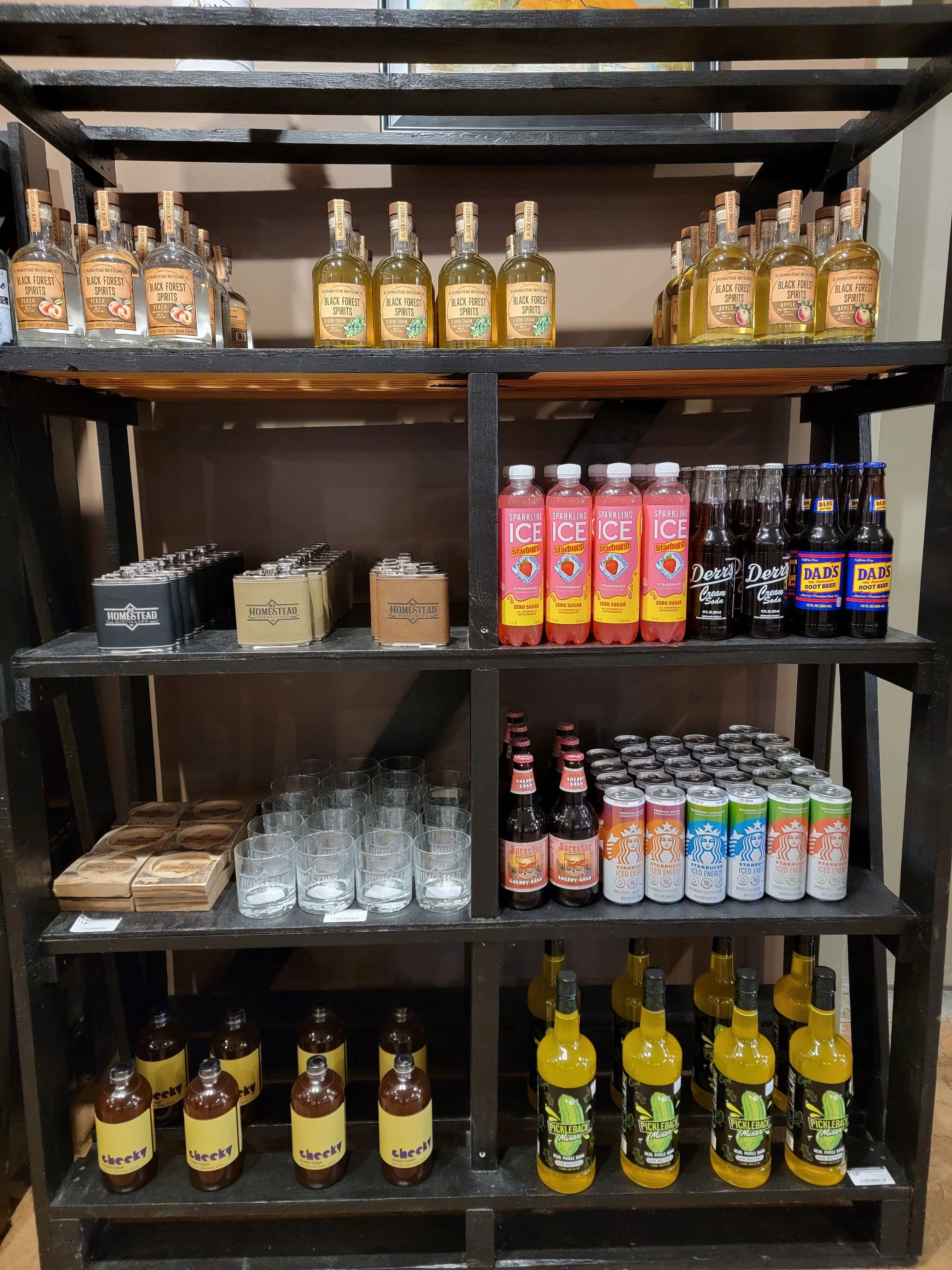 Branded glassware, barware, and more at Old Homestead Distillery