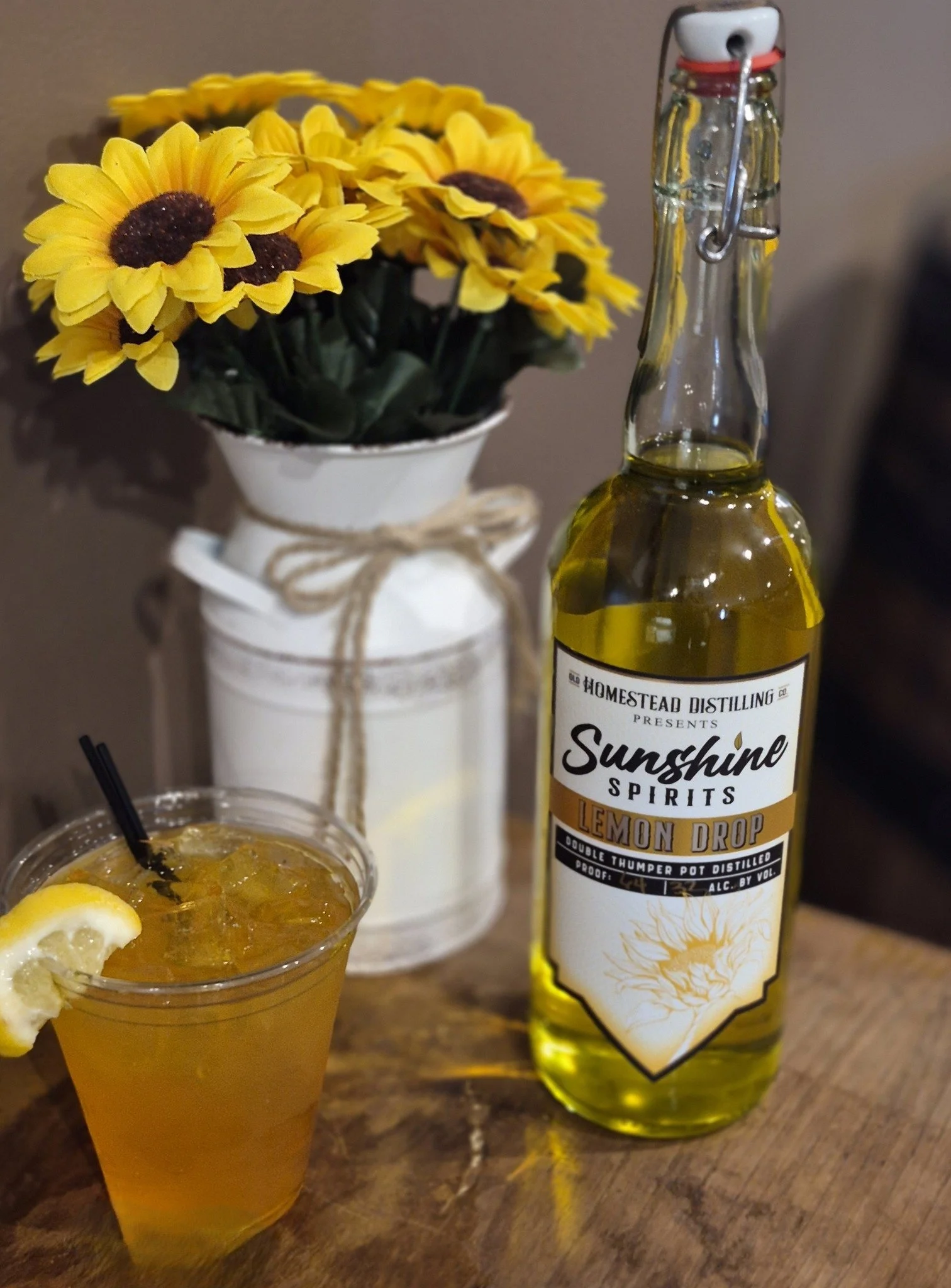 Lemon Drop Sunshine Spirits from Old Homestead Distilling Co.